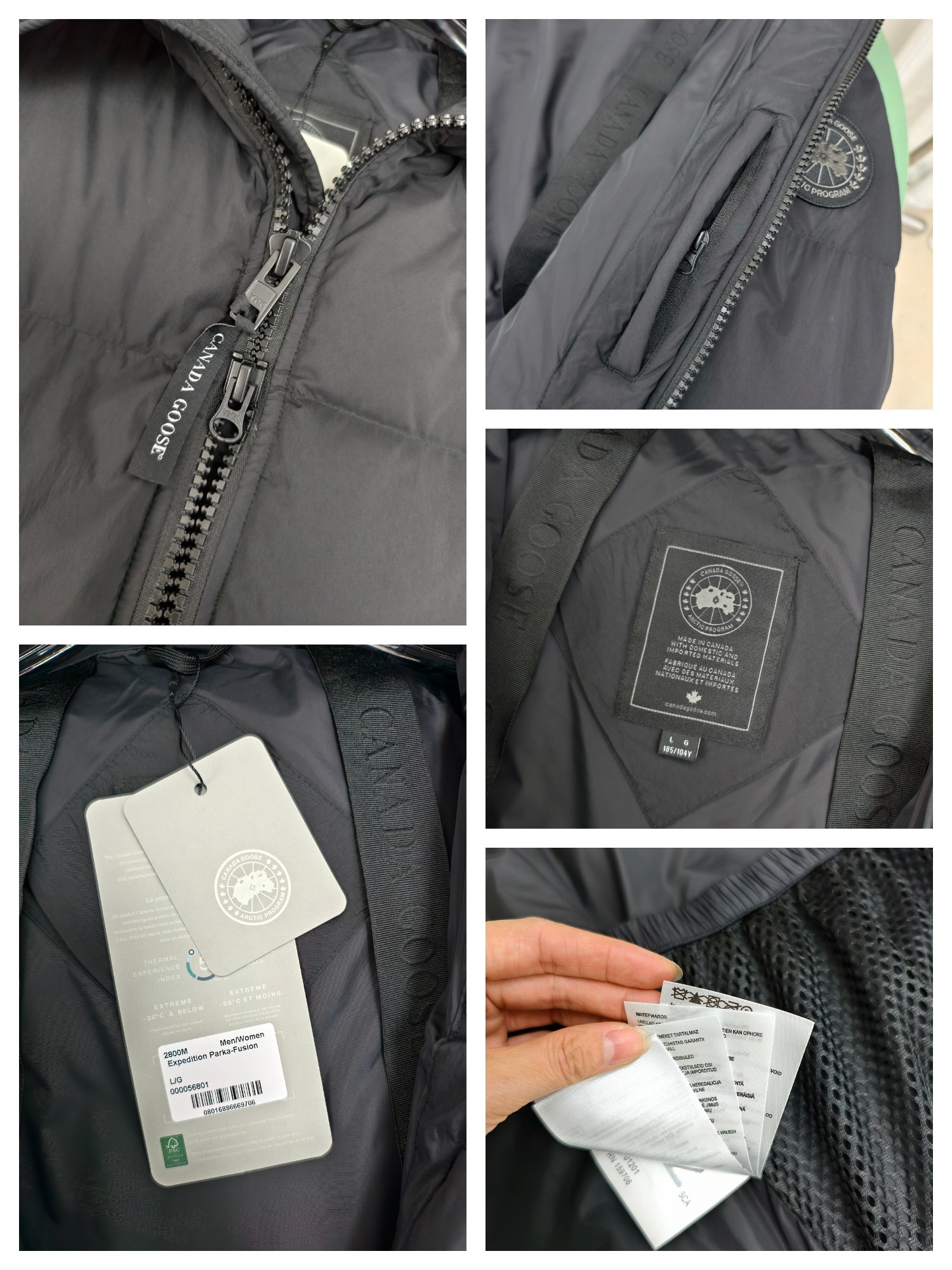 💰820&mdash;&mdash;2800M（男女同款）
Canada goose加拿大鹅Lawrence 长款羽绒服
Lawrence 长款羽绒服为日常冒险提供基本保护，采用可持续 Enduraluxe 面料制成，具有实用的柔软触感。它采用绗缝衣身、可调节的帽兜。填充蓬松度极好的鸭绒。可调节的羽绒填充连通式兜帽，保护下巴的反毛皮针织竖领质地柔软，分外舒适。缩口式罗纹针织袖口，可提高舒适度并锁住热量。夹克底部有两个带拉链的侧面通风口，以增加运动范围和通风。背面下摆较长，可以增强保护，背面反光双条纹。
颜色:黑色红标 黑色黑标 藏青色红标
尺码:XS-2XL