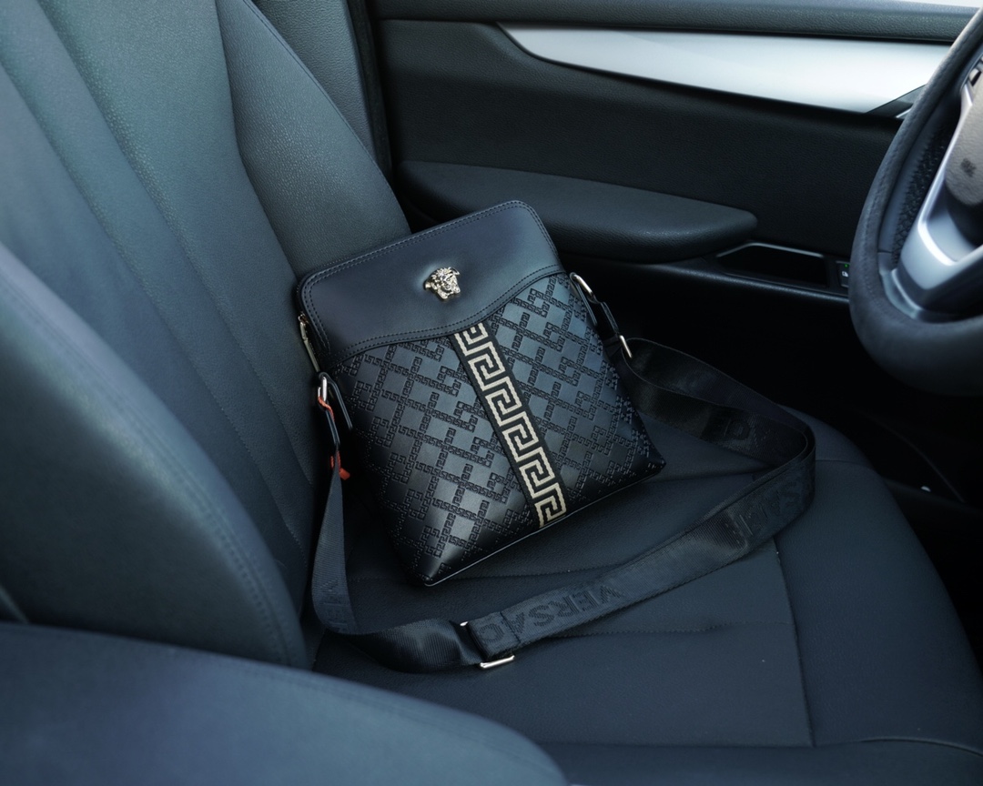 Versace Crossbody & Shoulder Bags Calfskin Cowhide