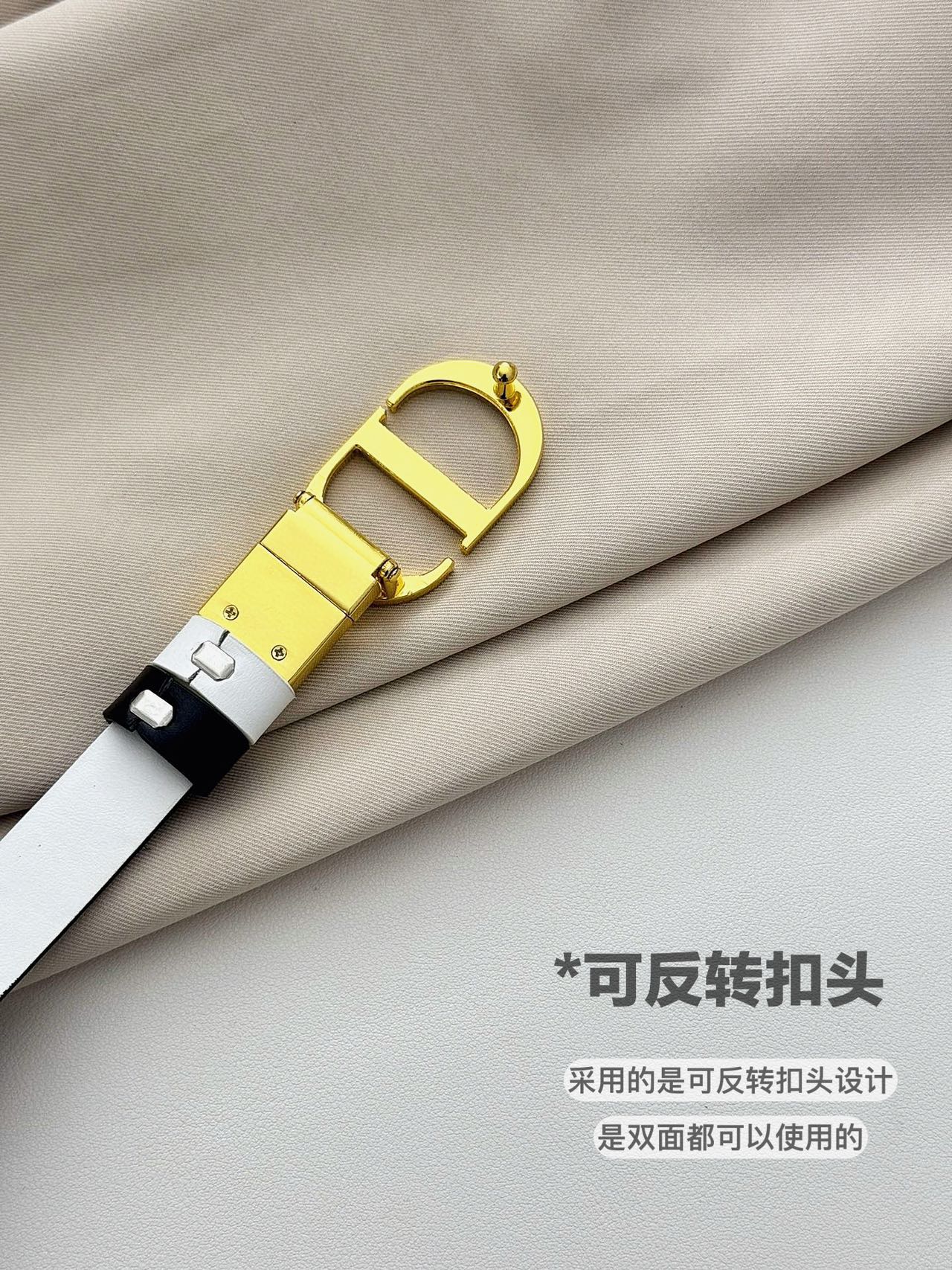 迪奥 Dior 奢华工坊高定皮带腰带配饰 #C5BB8FB8 8