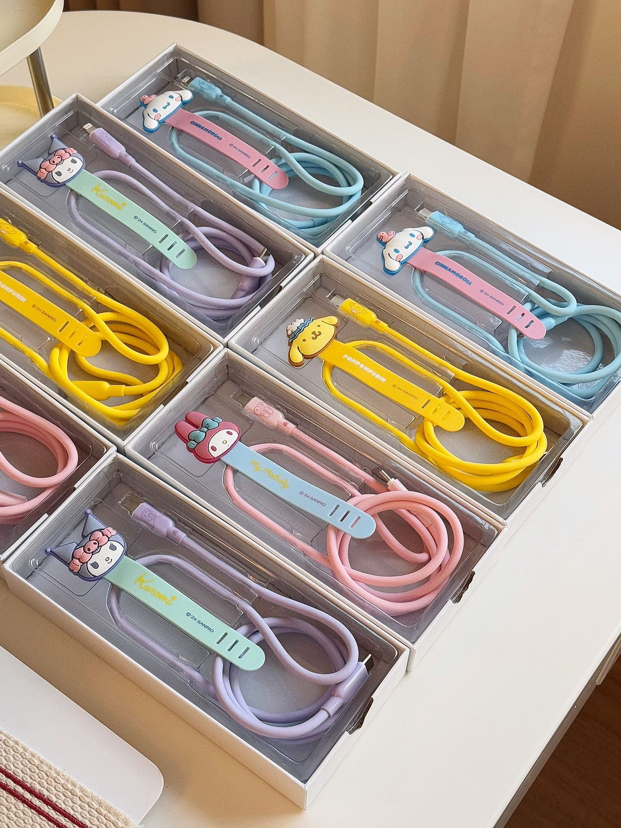 Sanrio authorized data cable ‼️✅ One for two, no more worries about not  - Comprehensive 2