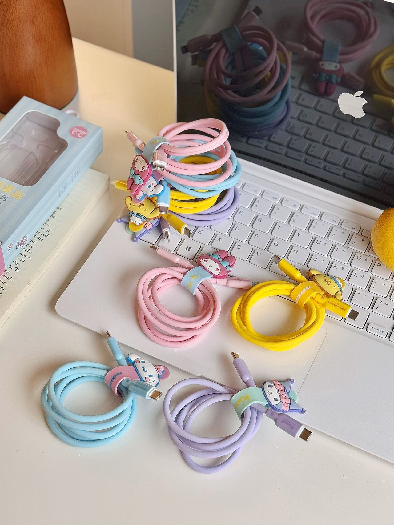 Sanrio authorized data cable ‼️✅ One for two, no more worries about not  - Comprehensive 4