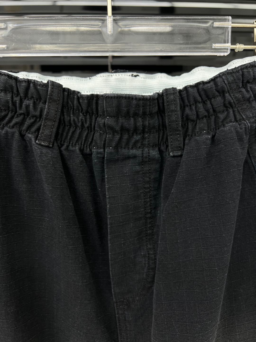 Elastic Waist Drawstring Cargo Pants - Heavy Duty Twill, Unisex Style 5 i1745223851190 4609 0 7