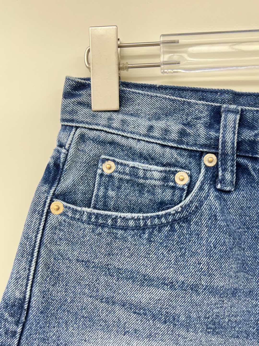 LOEWE Women's Denim Shorts High-Waisted Shorts with Embroidered Logo 4 i1746435598093 85 0 3
