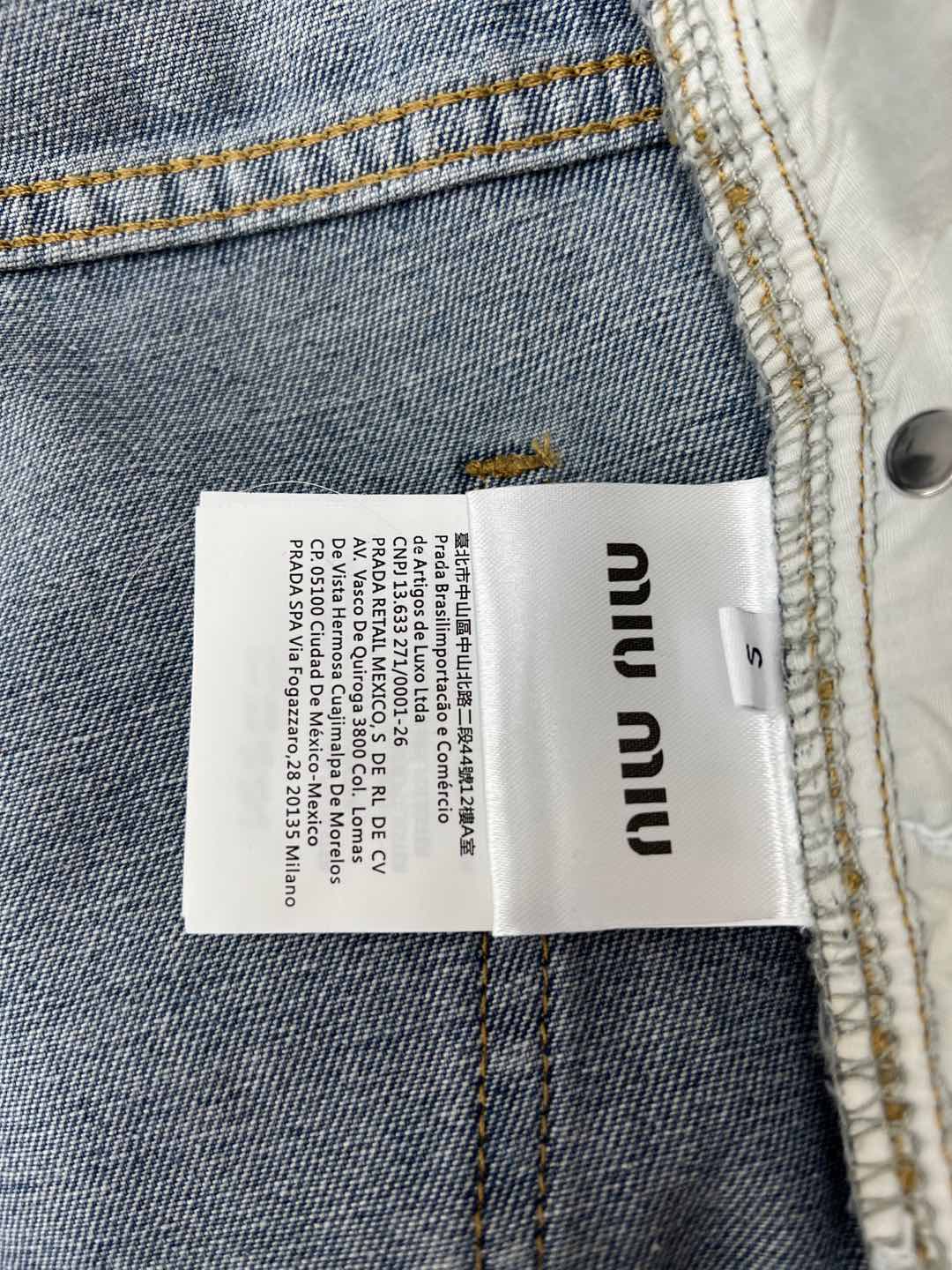 Miu Miu Rhinestone Embellished High-Waisted Wide-Leg Jeans for Women 9 i1746604314402 7562 0 8