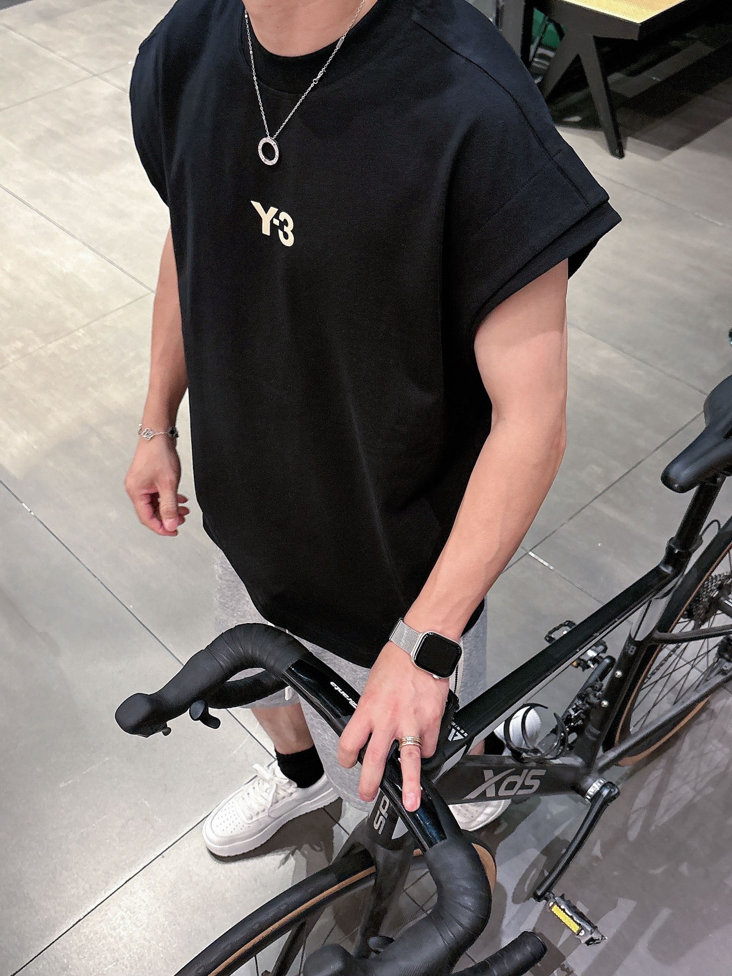 “High-quality Cotton Summer Vests with Novel Fake Two-Piece Design – Y.3 Collection” - 图片 8