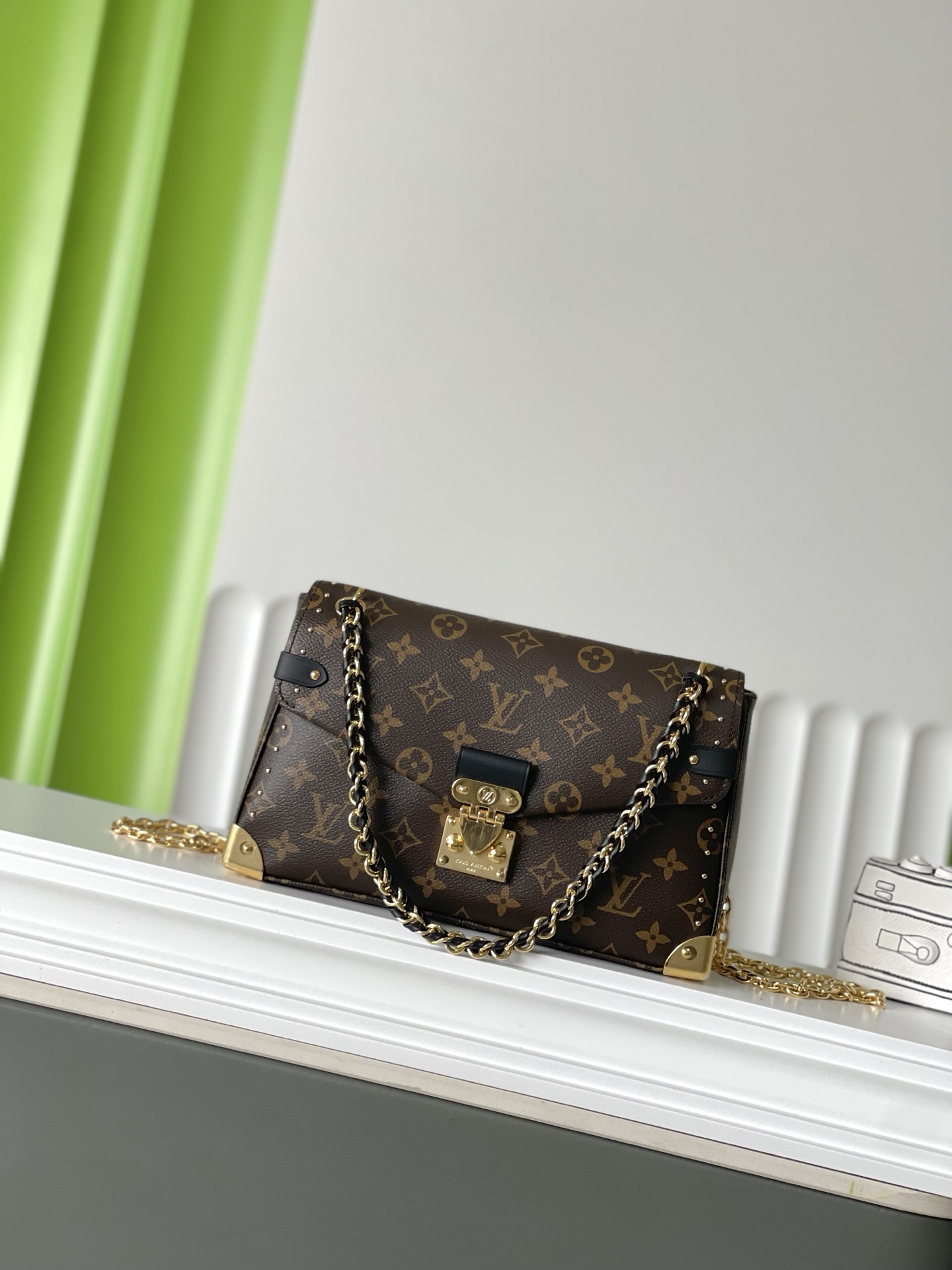 NO:208032,Purchase price M14526 27×16×8 TRUNKIE Chain Postman Bag Top Original Order Change Code Chip, LV [Top Original Order], louis vuitton19860909拿货价 M14526 27×16×8 TRUNKIE 链条邮差包 顶级原单 变码芯片,LV【顶级原单】,louis vuitton,Bag