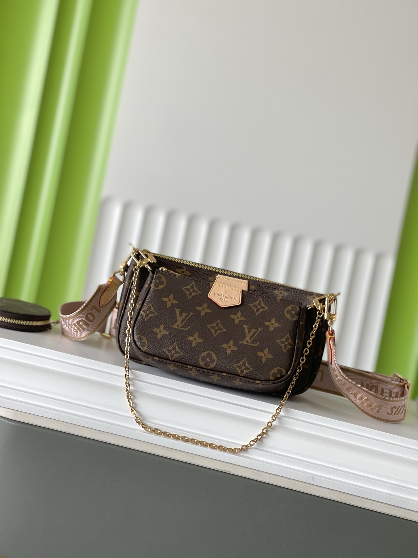 NO:208047,Purchase price M44840 24×16×6 POCHETTE Mahjong bag three-piece set Top original order Change code chip, LV [top original order], louis vuitton19860909拿货价 M44840 24×16×6 POCHETTE 麻将包三件套 顶级原单 变码芯片,LV【顶级原单】,louis vuitton,Bag