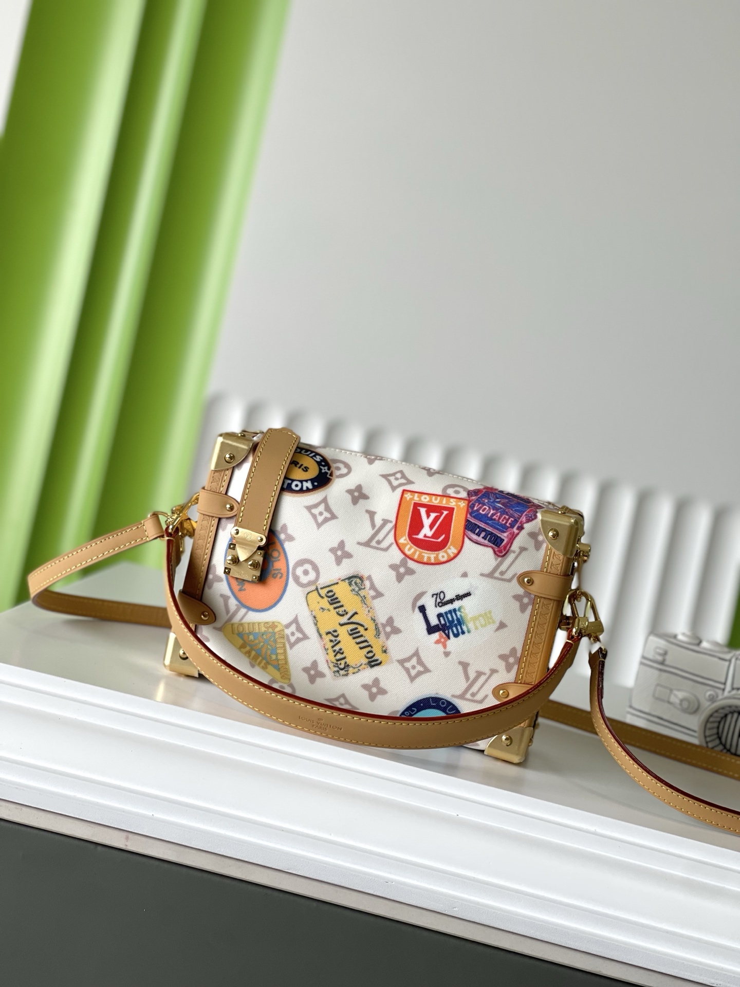 NO:212410,M14606 23.5×16×8.5 SIDE TRUNK Gu Ailing Box Pack Top Original Single Coding Chip, LV [Top Original Single], louis vuitton19860909M14606 23.5×16×8.5 SIDE TRUNK 谷爱凌盒子包 顶级原单 变码芯片,LV【顶级原单】,louis vuitton,Bag