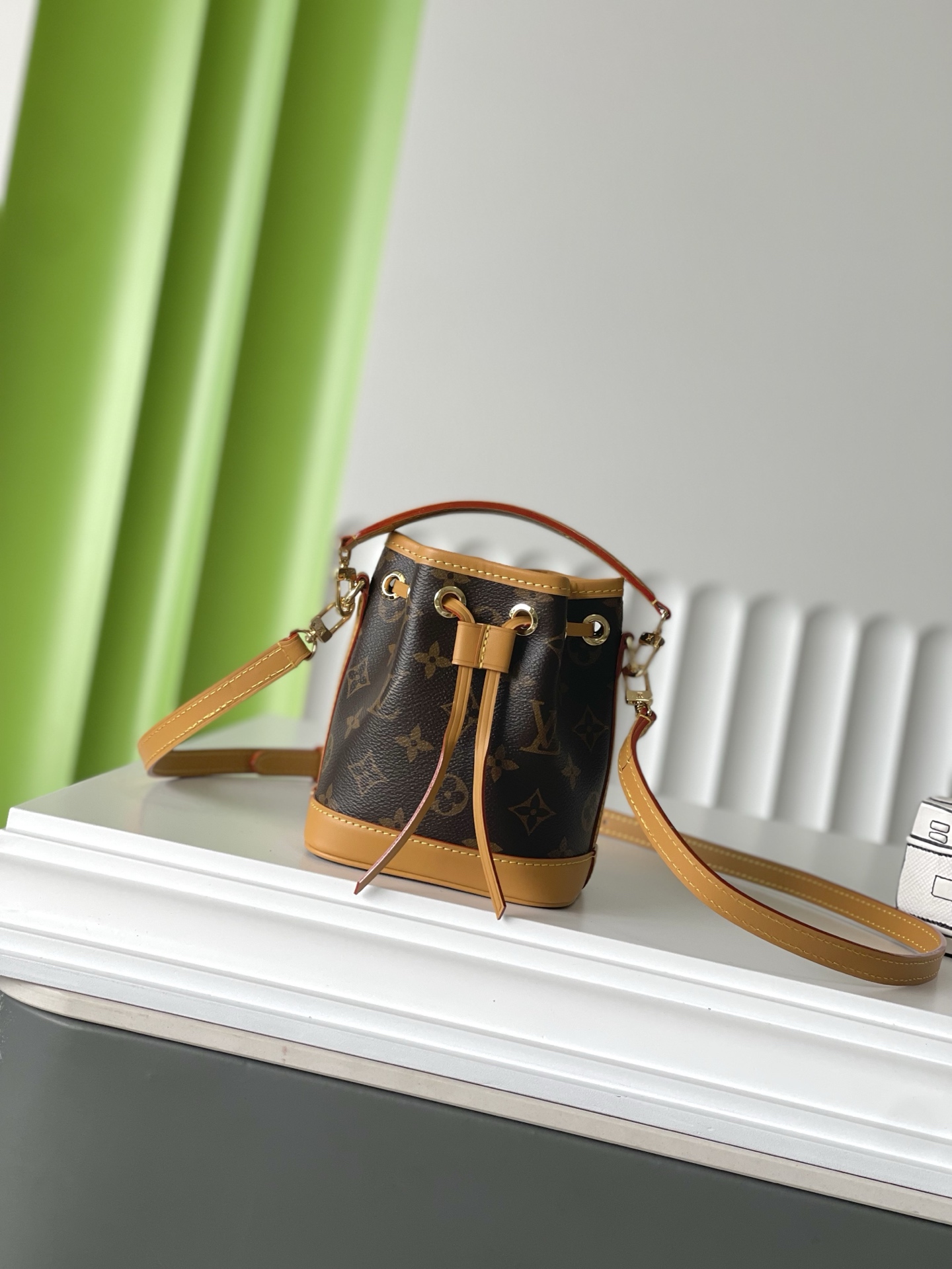 NO:212436,M81266 13x16×10 NANO NOE Mini Bucket Pack Top Original Size Chip, LV [Top Original Size], louis vuitton19860909M81266 13x16×10 NANO NOE 迷你水桶包 顶级原单 变码芯片,LV【顶级原单】,louis vuitton,Bag