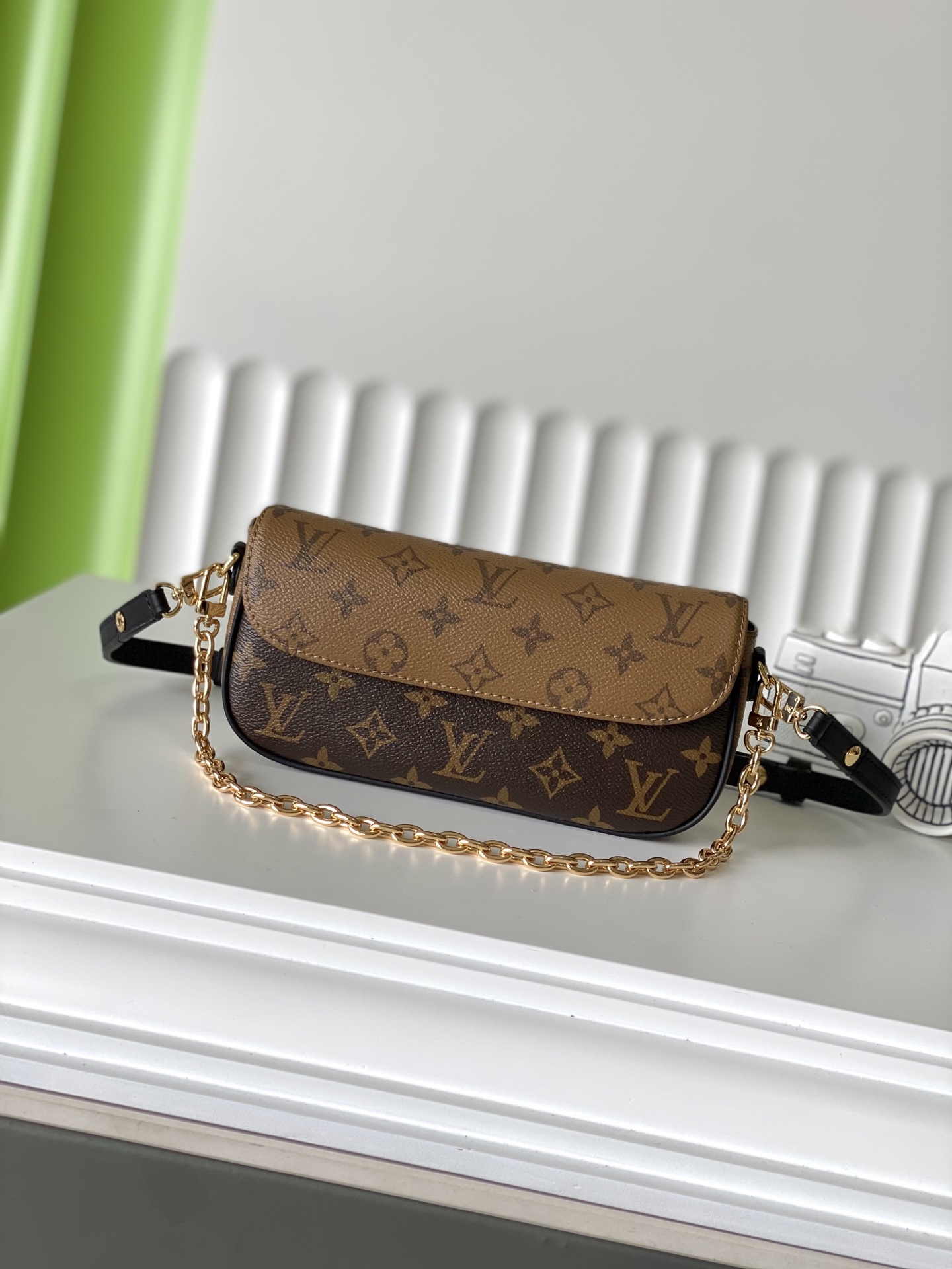 NO:384424,M26587 23.5×12×4.3 CHAIN ​​IVY Chain Crossbody Bag Top Original Single Coding Chip, LV [Top Original Single], louis vuitton,satchels,crossbody bags19860909M26587 23.5×12×4.3 CHAIN IVY 链条斜挎包 顶级原单 变码芯片,LV【顶级原单】,louis vuitton,satchels,crossbody bags,Bag