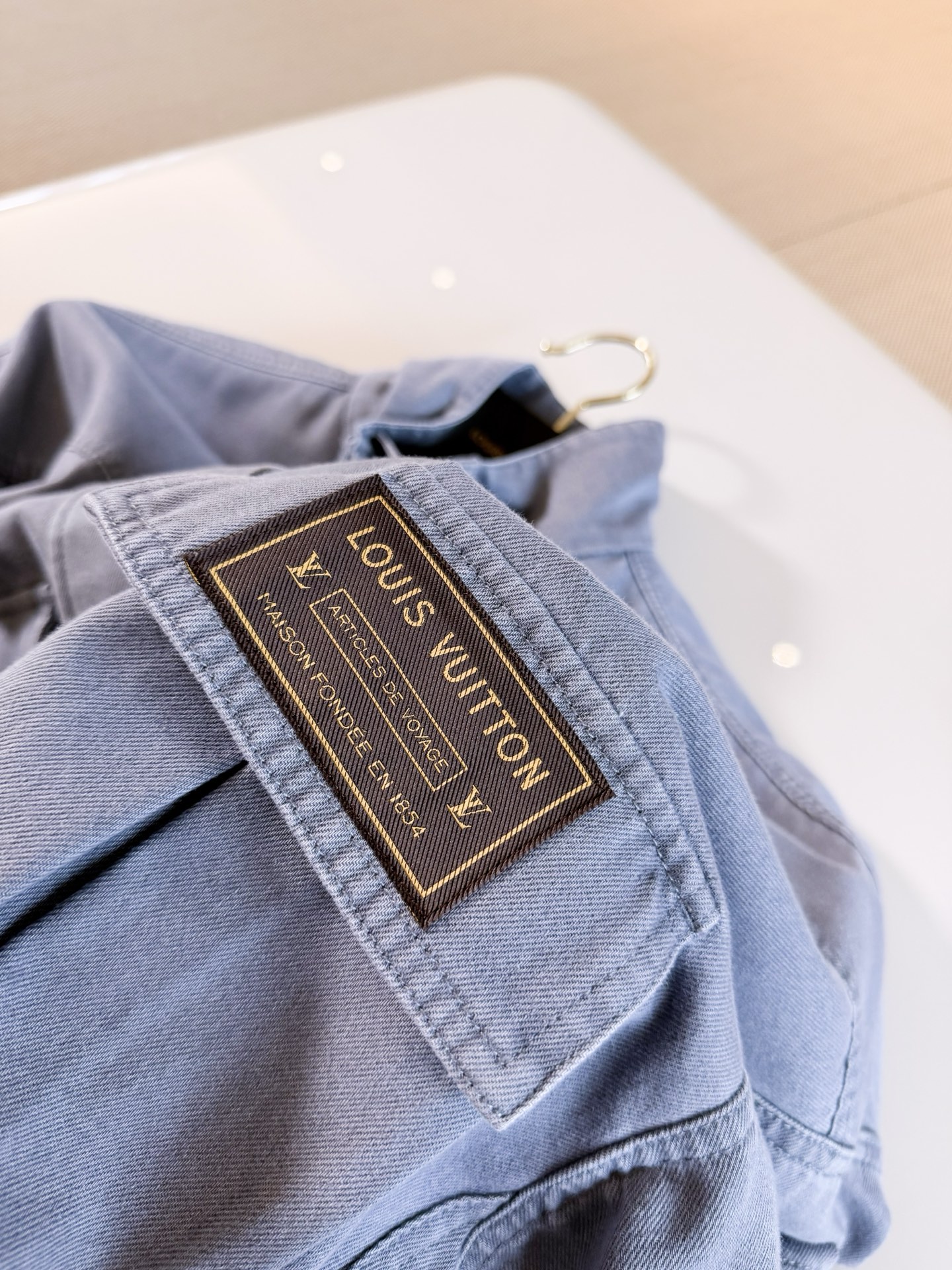 LV Dusty Blue Cropped Two Piece Set