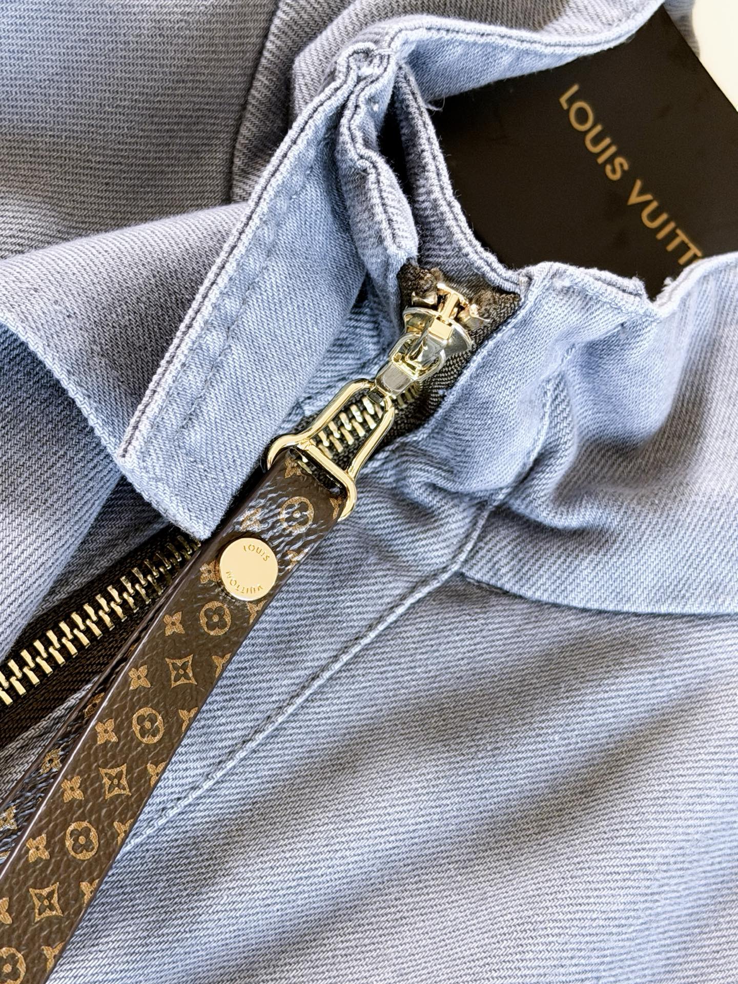 LV Dusty Blue Cropped Two Piece Set