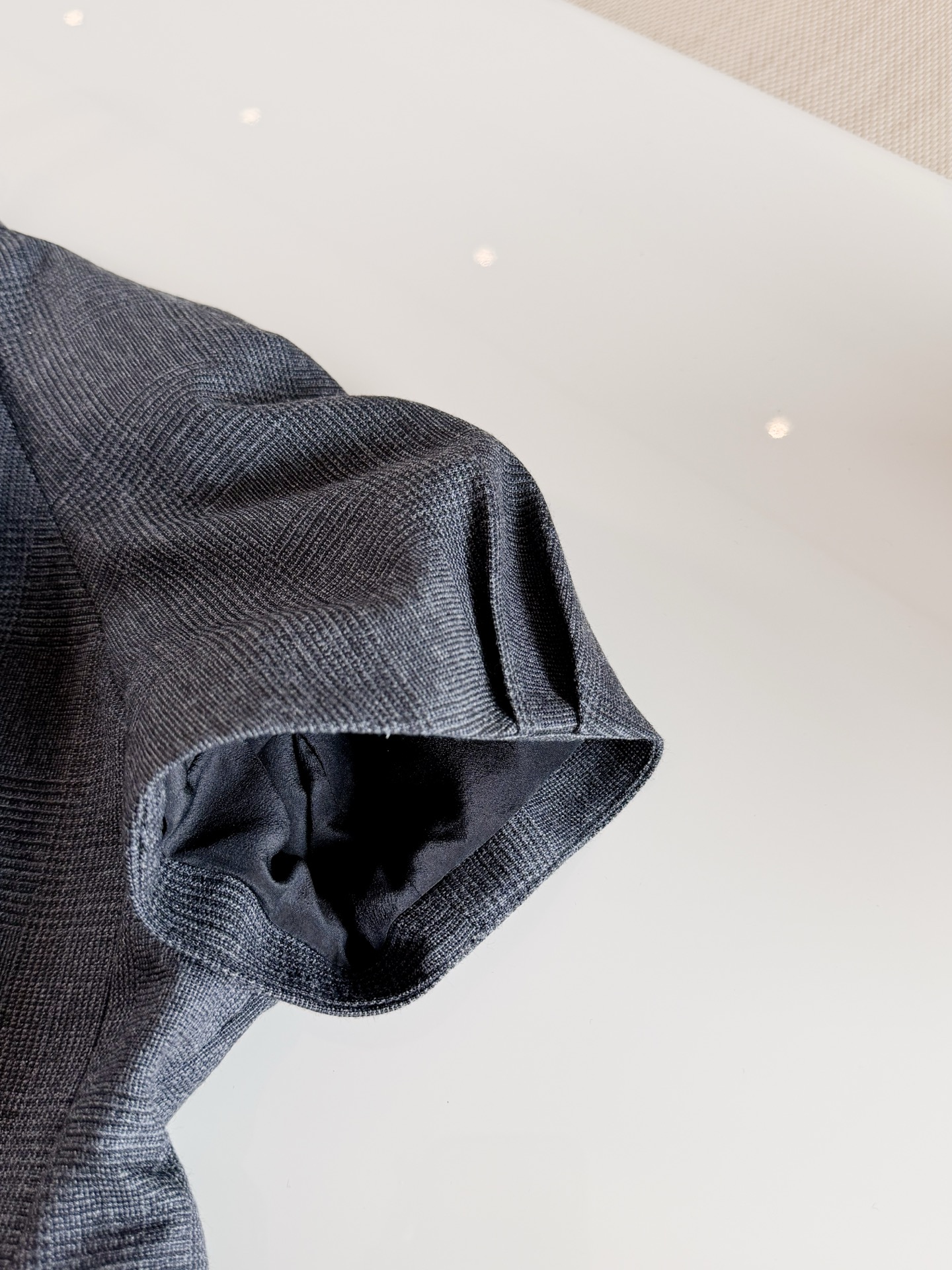 DIOR Short Sleeve Pleated Skirt Suit Two Piece Set