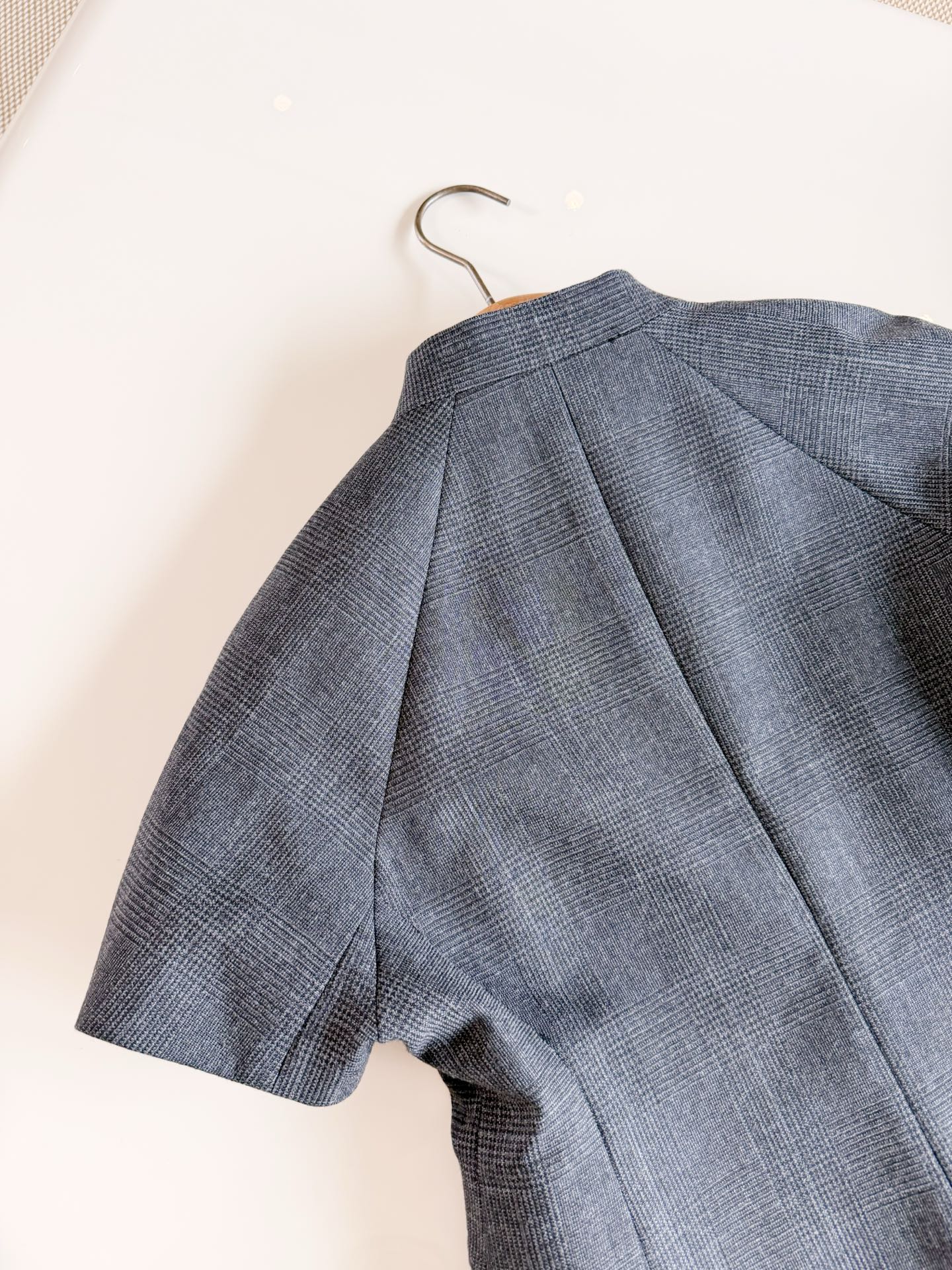 DIOR Short Sleeve Pleated Skirt Suit Two Piece Set