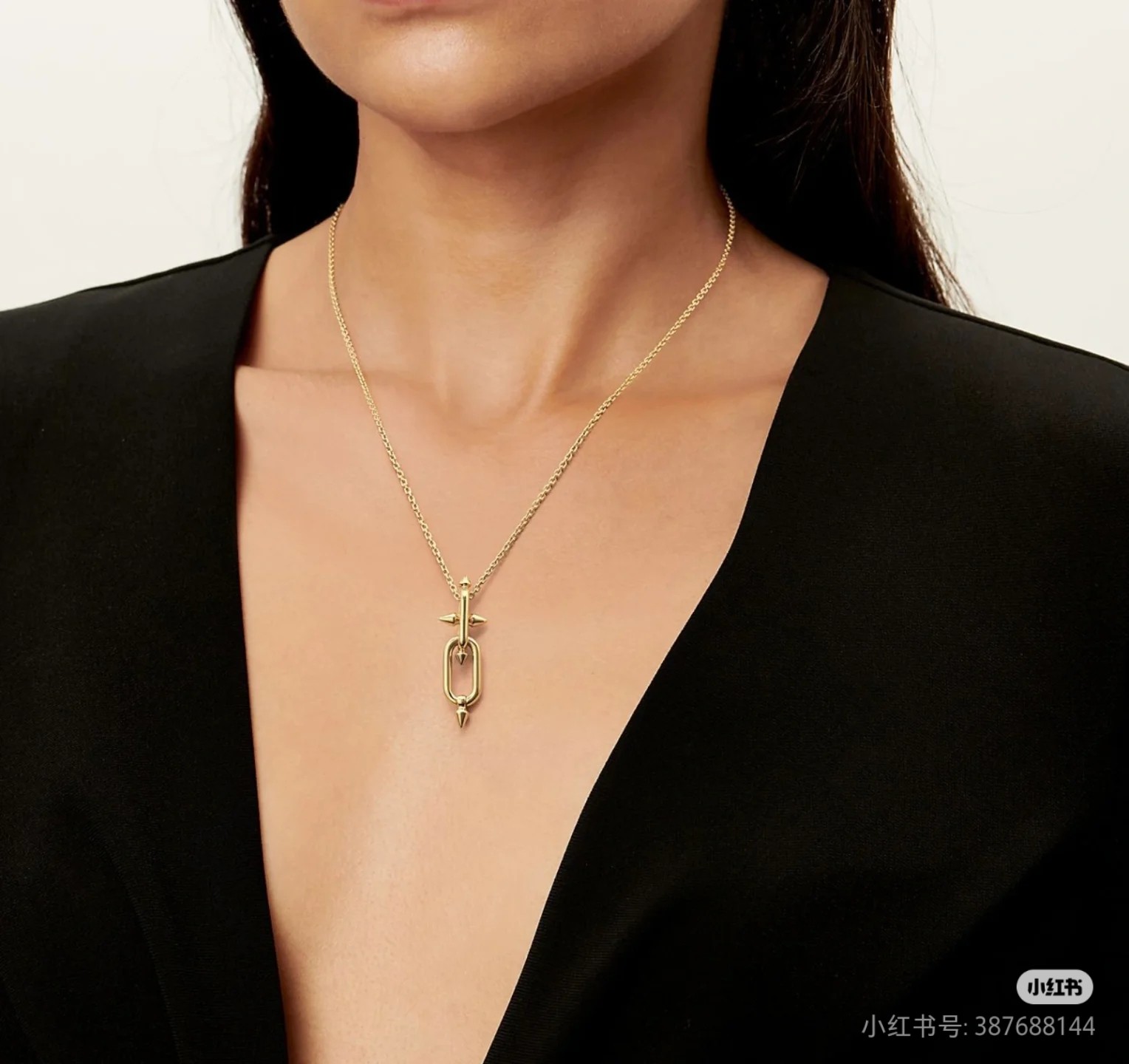 Tiffany & Co. Tiffany Titan by Pharrell Williams系列 项链白金 金色