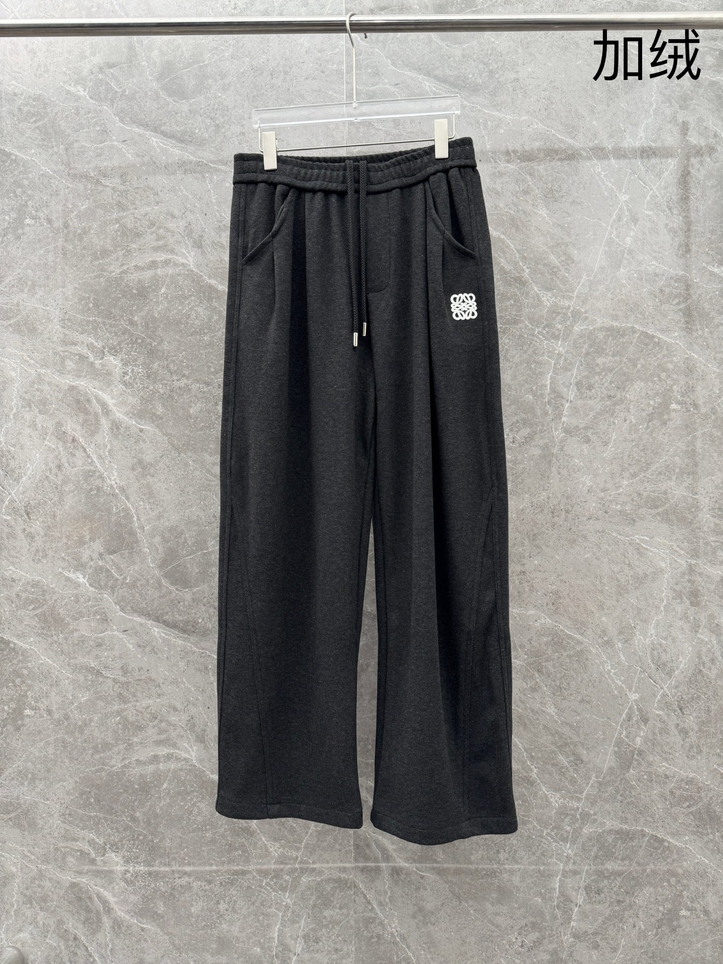 （新出加绒）罗意威🌈🌈新款加绒裤子，采用优质高定精棉面料，刺绣logo设计，超级舒适透气，面料极好亲肤舒