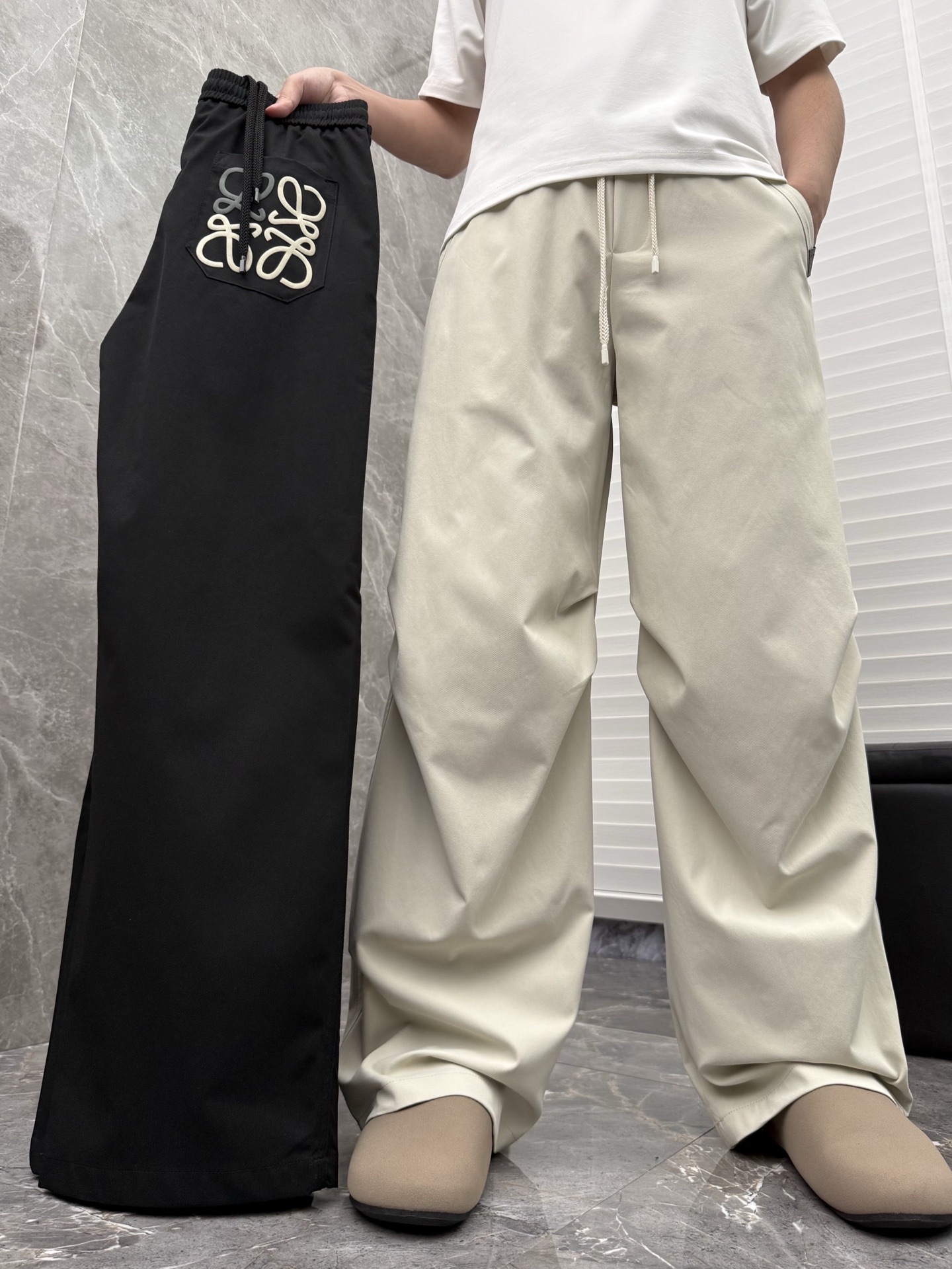 罗意威🌈🌈新款经典高定新款工装裤，采用梭织面料，超级亲肤舒适，面料超绝，工装口袋设计，上身效果超级帅气！