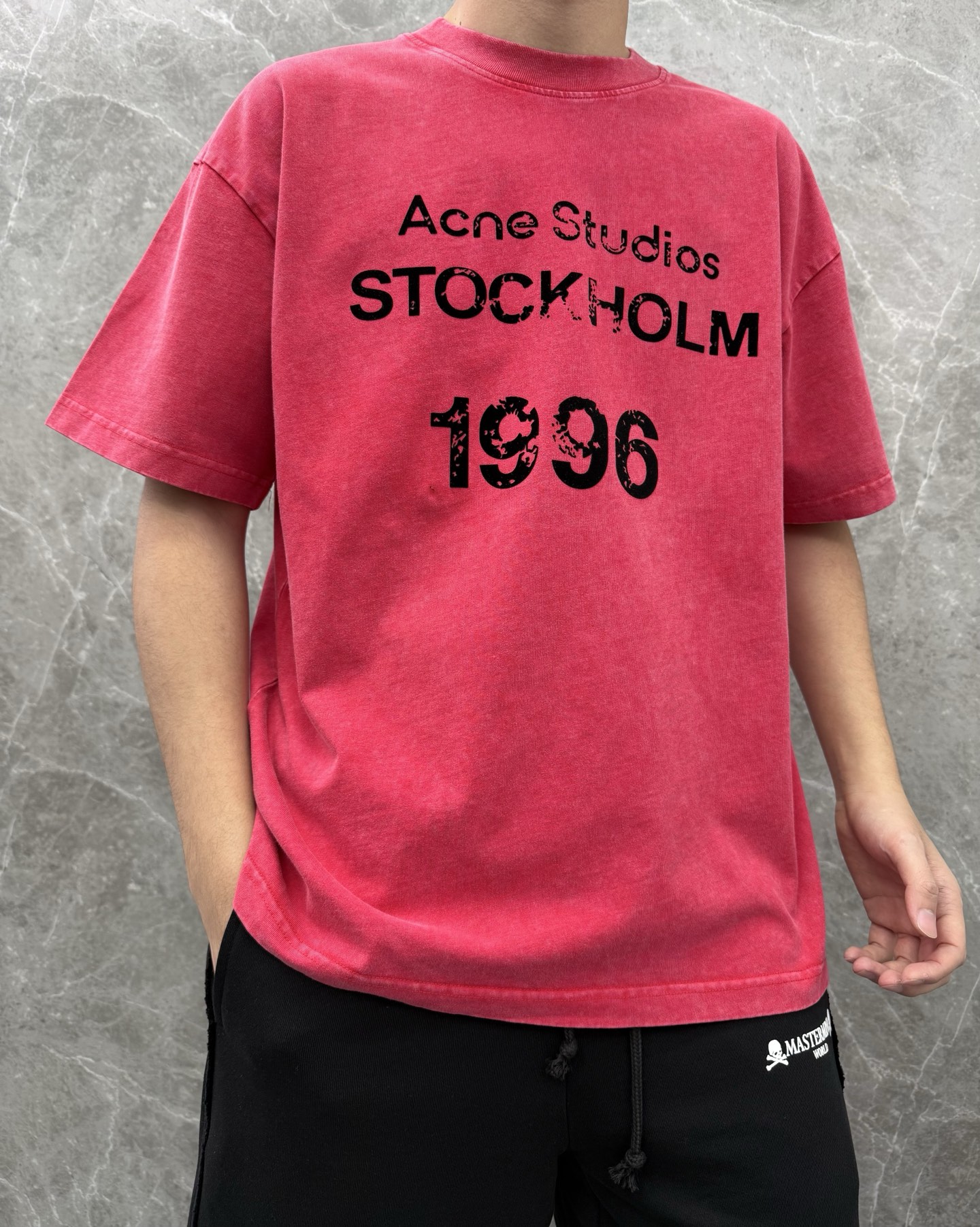 Acn🌈🌈26年新款短袖，重磅炒雪花扎染，定制原版顶级棉面料，前印胶logo点缀，颜色鲜艳夺目，上身有型