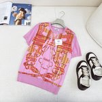 Hermes Clothing Knit Sweater Printing Knitting Spring/Summer Collection