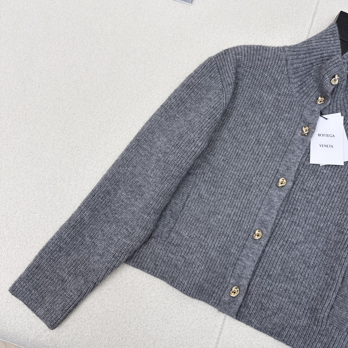 Stylish Single-Size Metal Button Dress for Autumn/Winter: Warm, Lazy, Soft, Unresistible. - 图片 4