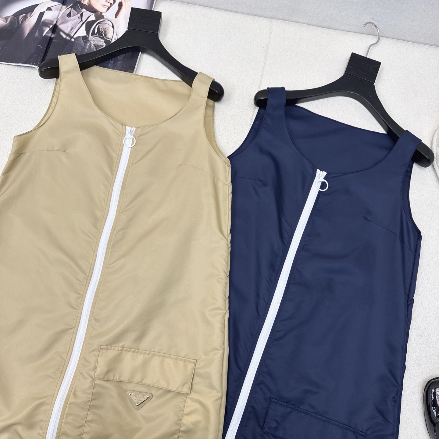 特价🉐️❗️现货齐码❗️不退不换❗️独家首发 PD 25Ss————春夏最新款撞色拉链设计帅气机能风尼龙