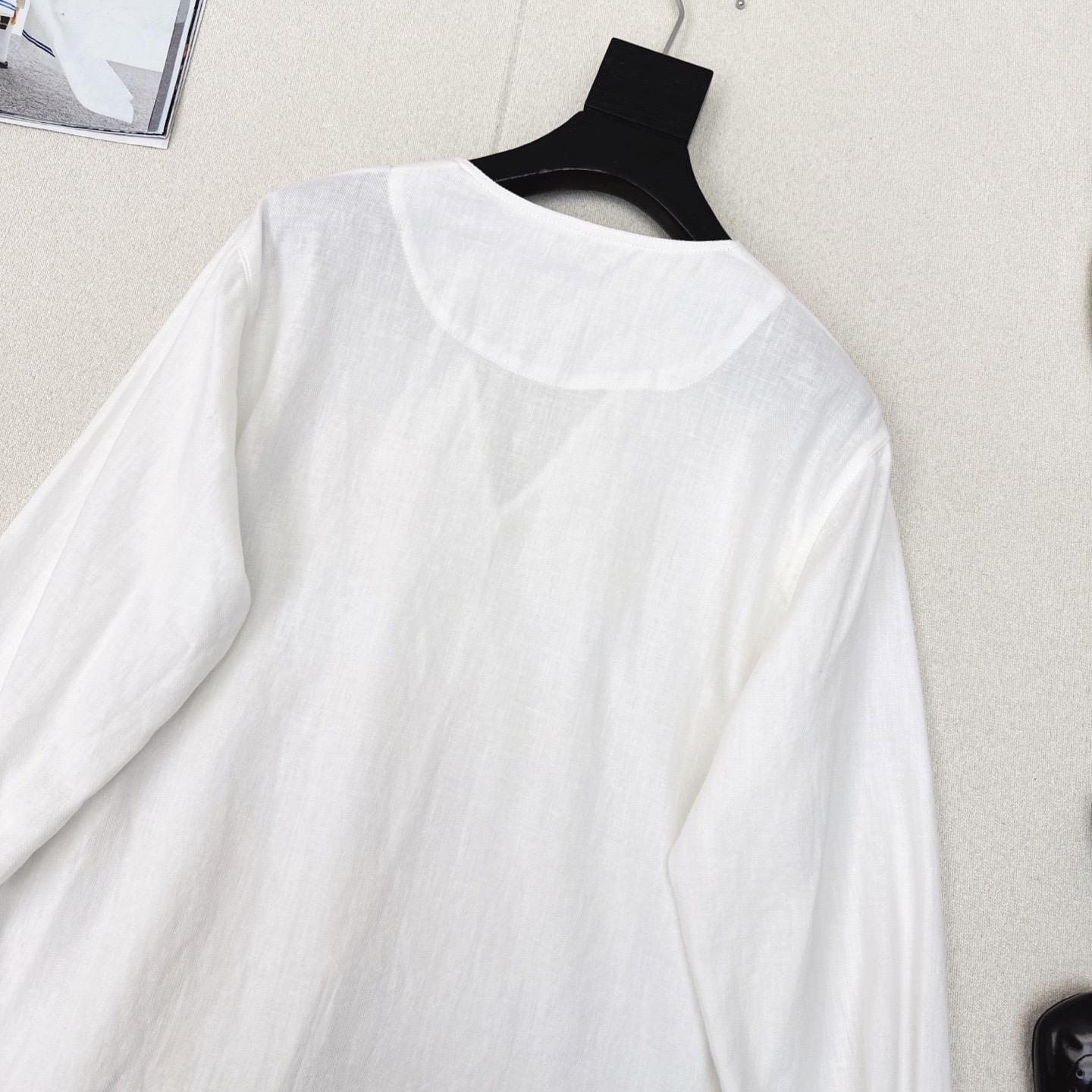 特价🉐️ ❗️现货齐码❗️不退不换❗️高级老钱风 Bc 25Ss————春夏最新款重磅刺绣盘花工艺亚麻上