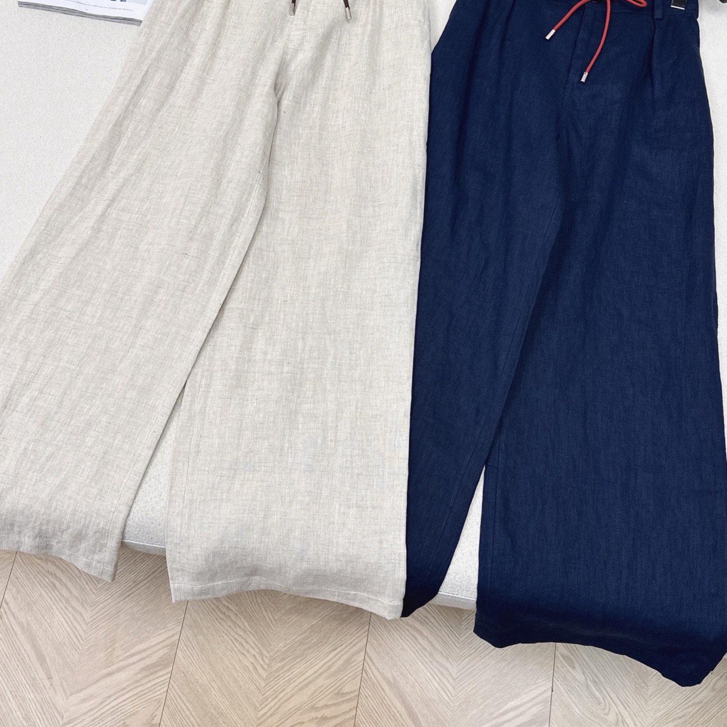 “High-Class Commuter Fashion: RL 25Ss Stylish Shirt and Logo-Embroidered Drawers in Heavy Cotton” - 图片 4