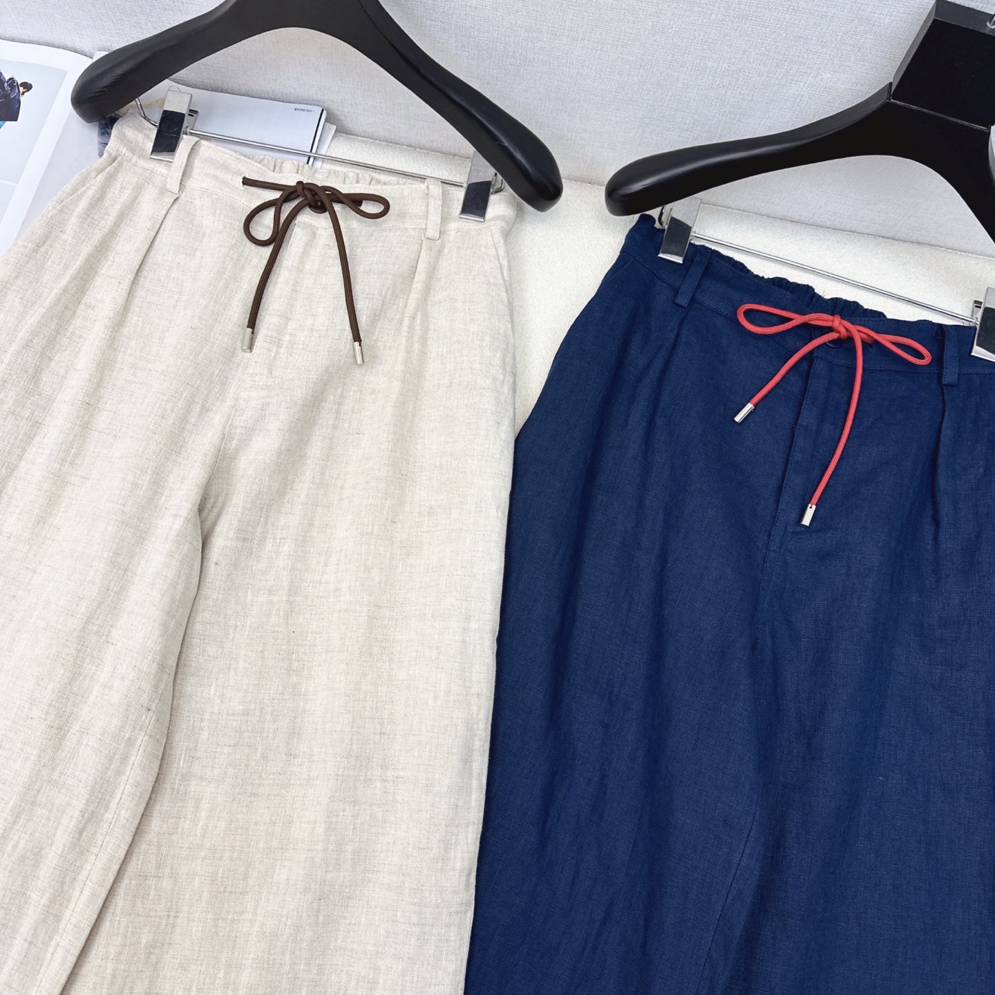 “High-Class Commuter Fashion: RL 25Ss Stylish Shirt and Logo-Embroidered Drawers in Heavy Cotton” - 图片 2