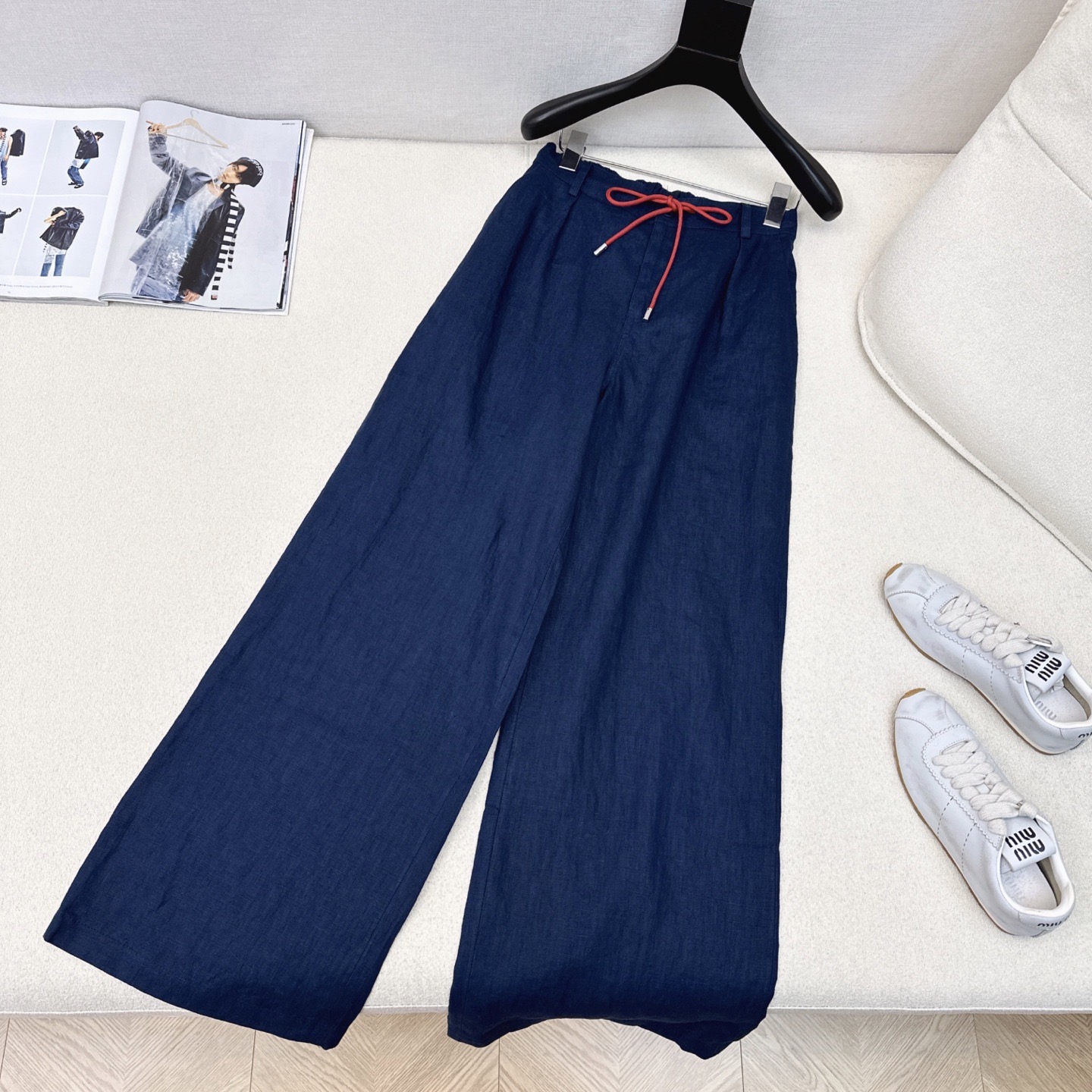 “High-Class Commuter Fashion: RL 25Ss Stylish Shirt and Logo-Embroidered Drawers in Heavy Cotton” - 图片 5
