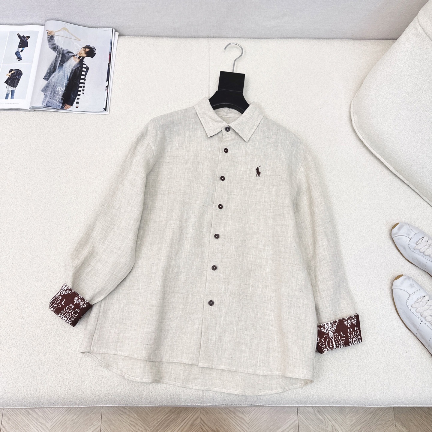 特价🉐️ ❗️现货齐码❗️不退不换❗️老钱风高阶通勤 实穿性超高 RL 25Ss———早秋最新款经典lo