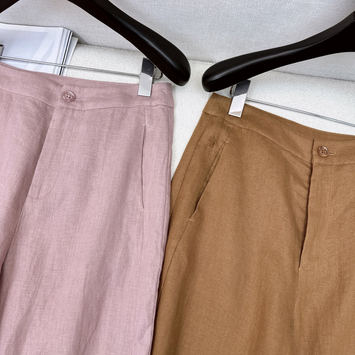 Title: P624 Single-Package Women’s Cotton Cone Long Trousers Summary Summary: P624 introduces high-quality, single-packaged cotton cone long trousers for women, featuring a lazy, high - 图片 3