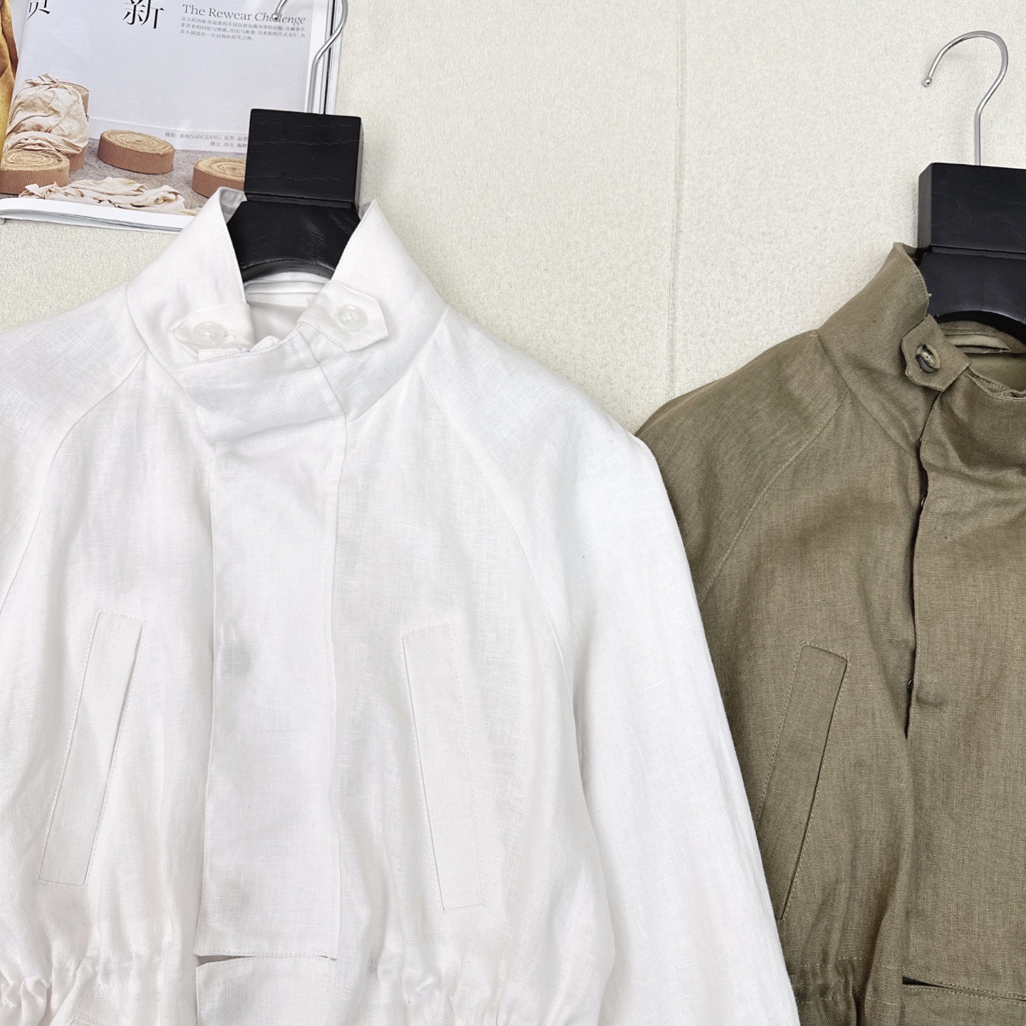 特价🉐️ ❗️现货齐码❗️不退不换❗️松弛老钱风穿搭 lp🆕 25Ss——早秋最新款高级灰抽绳收腰外套🤍