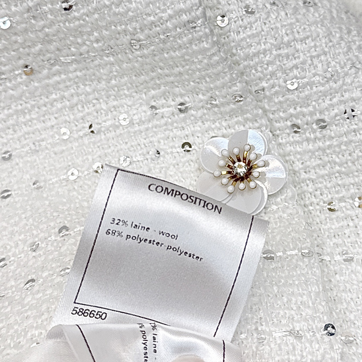 特价🉐️ ❗️现货齐码❗️不退不换❗️只有吊带❗️独家款 C家 25Ss————春夏最新款亮片编织套装🤍