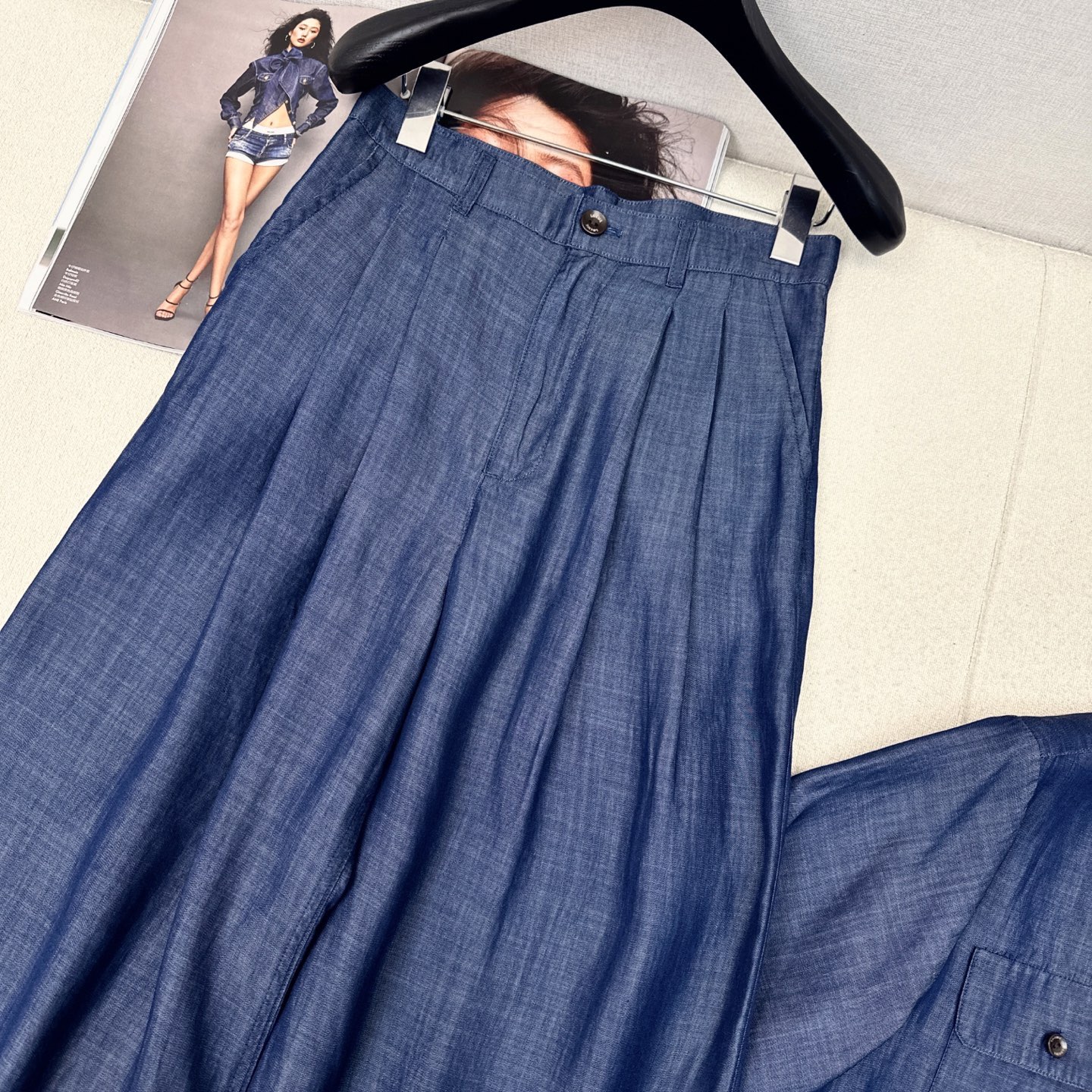 特价🉐️一套❗️现货齐码❗️不退不换❗️人手必备百搭套装 Loe 25Ss————春夏最新款休闲天丝牛仔