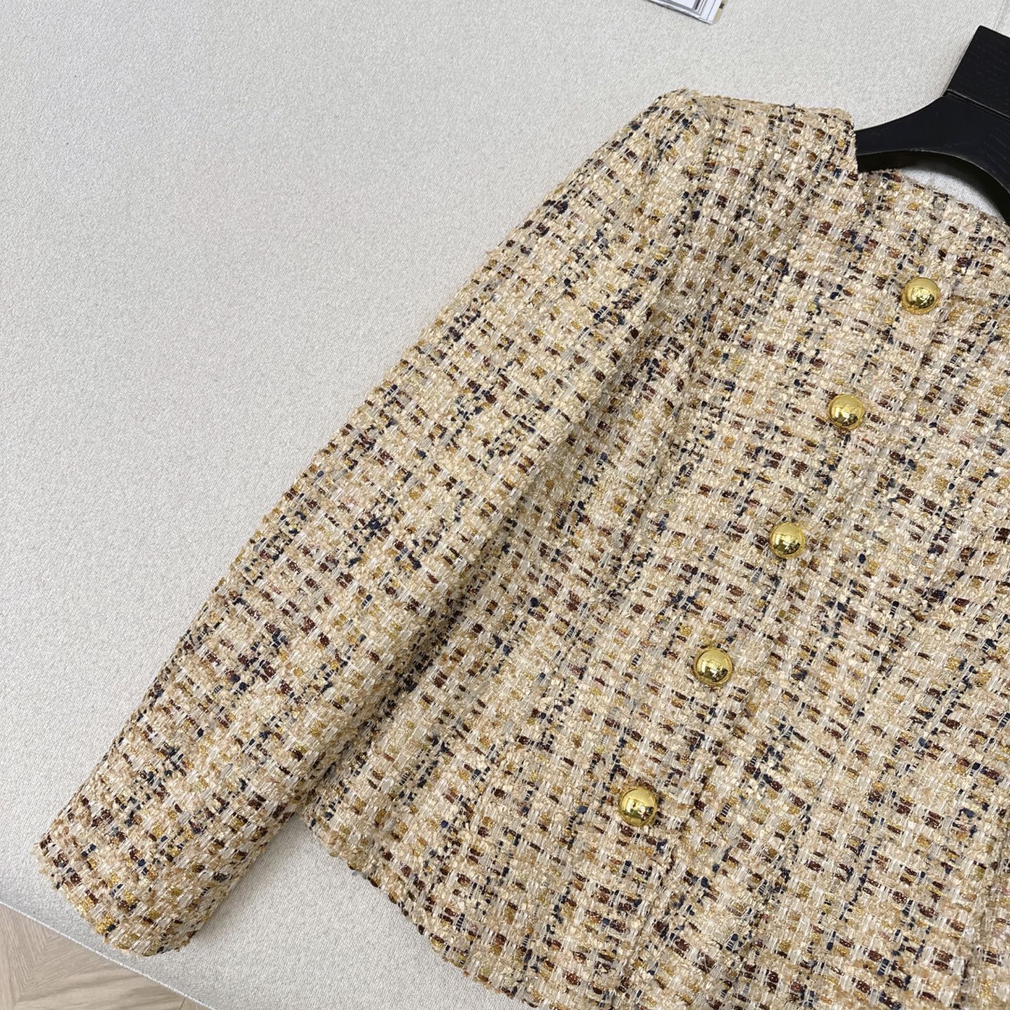 独家款～ C家 ————最新款手工坊系列编织外套 💛江浙沪白富美标配～配色太名媛了显白显气质！立体收腰版