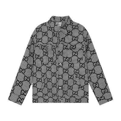 Gucci Clothing Coats & Jackets Grey Printing