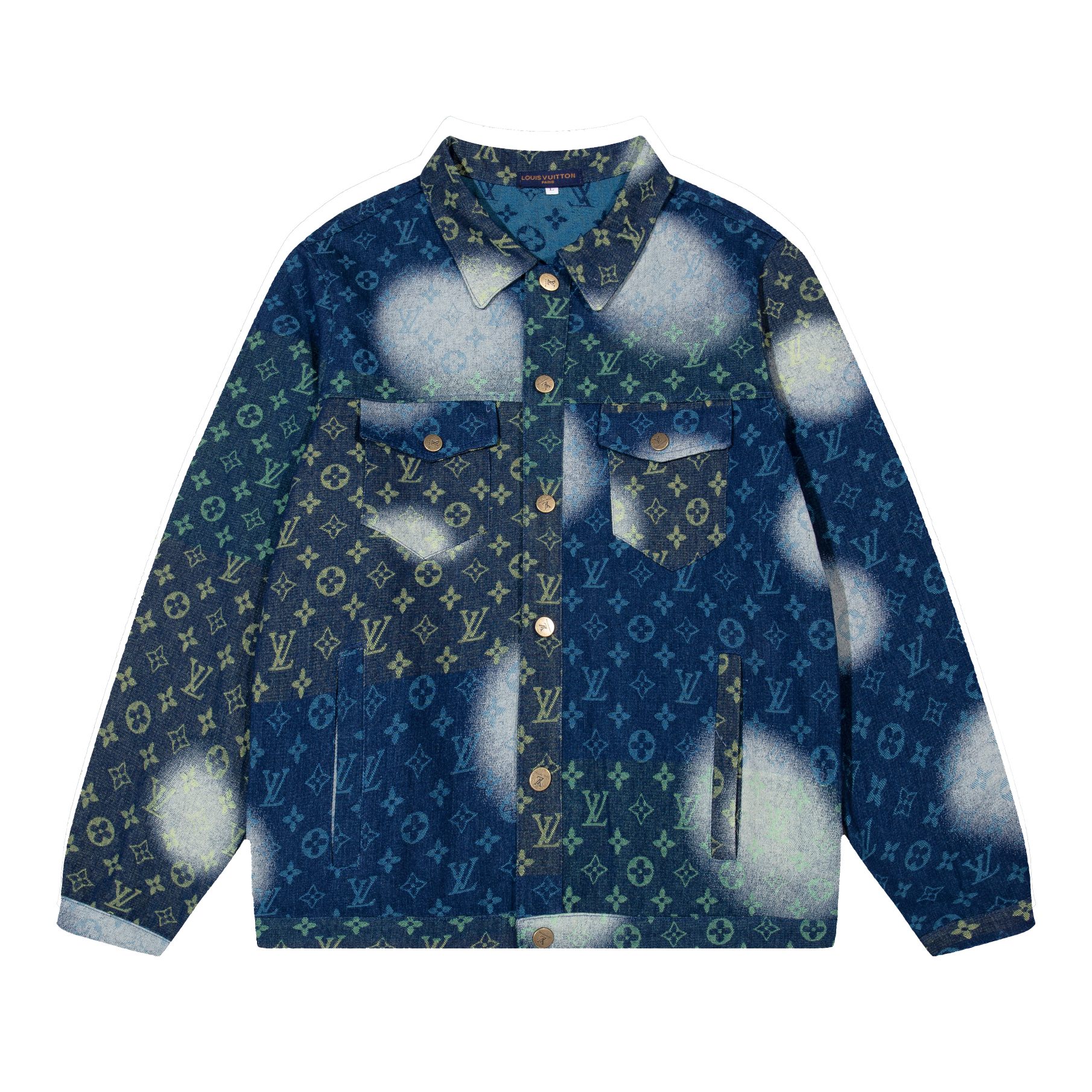 Louis Vuitton Winkel
 Kleding Jas &Jassen Blauw Unisex Herfst/winter collectie Casual