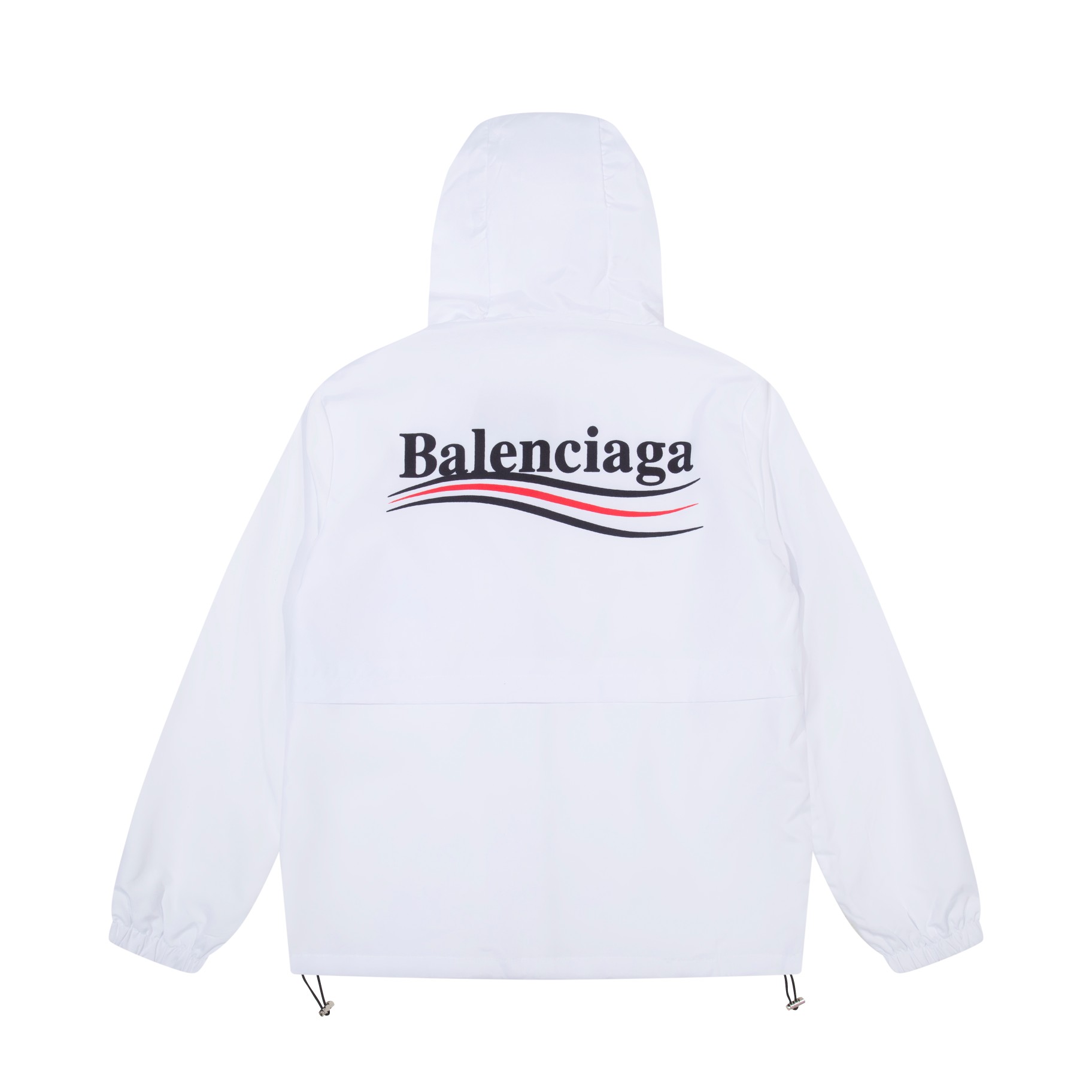 Balenciga巴黎世家可乐波浪连帽拉链印花夹克外套 2