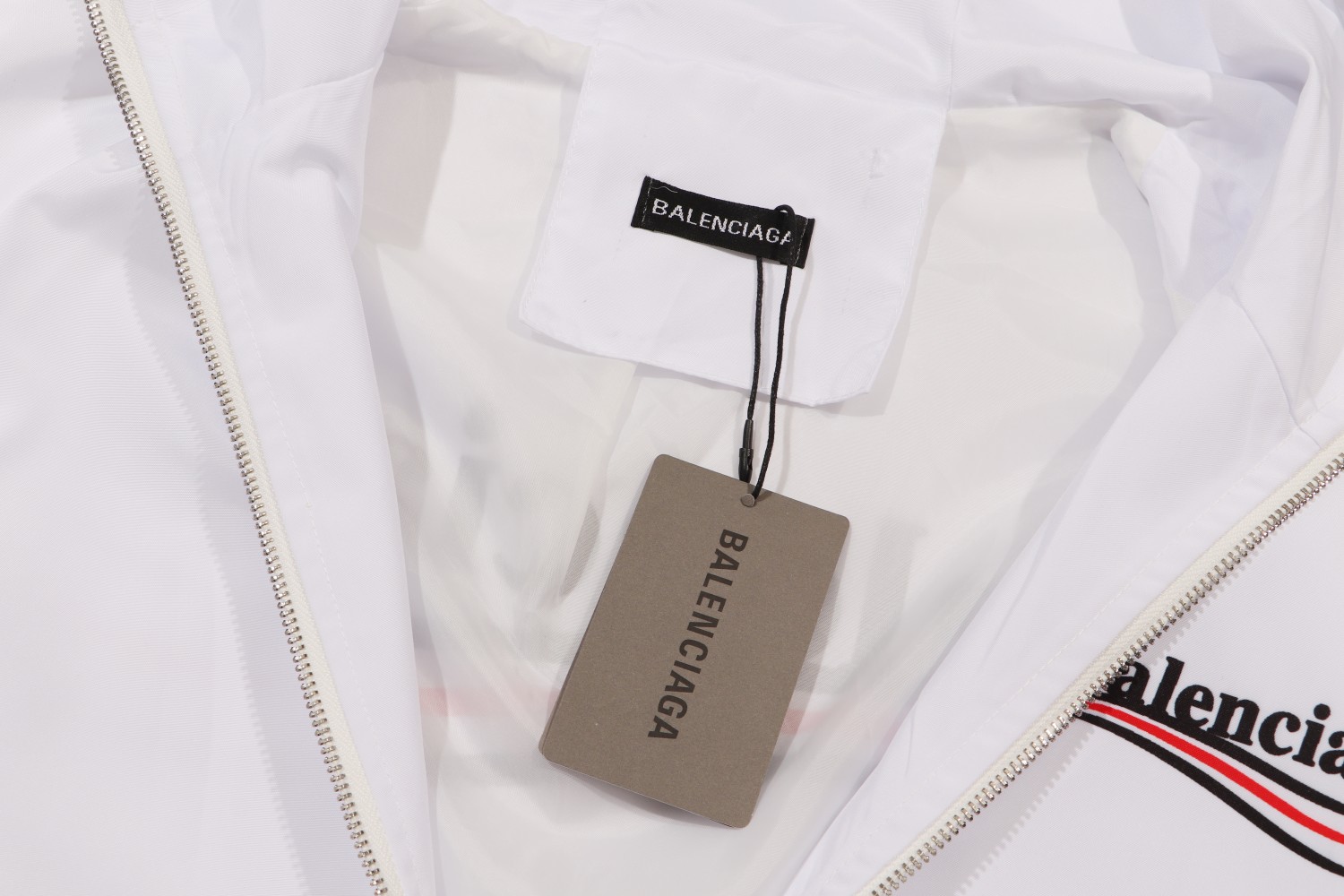 Balenciga巴黎世家可乐波浪连帽拉链印花夹克外套 6