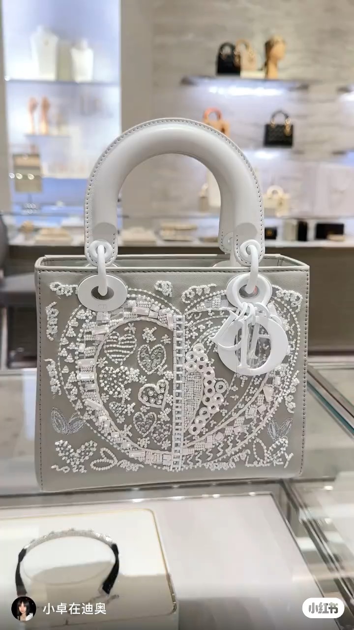 ❤️ Nuevo Dior de cinco compartimentos con cuentas de corazón, video real de la tienda