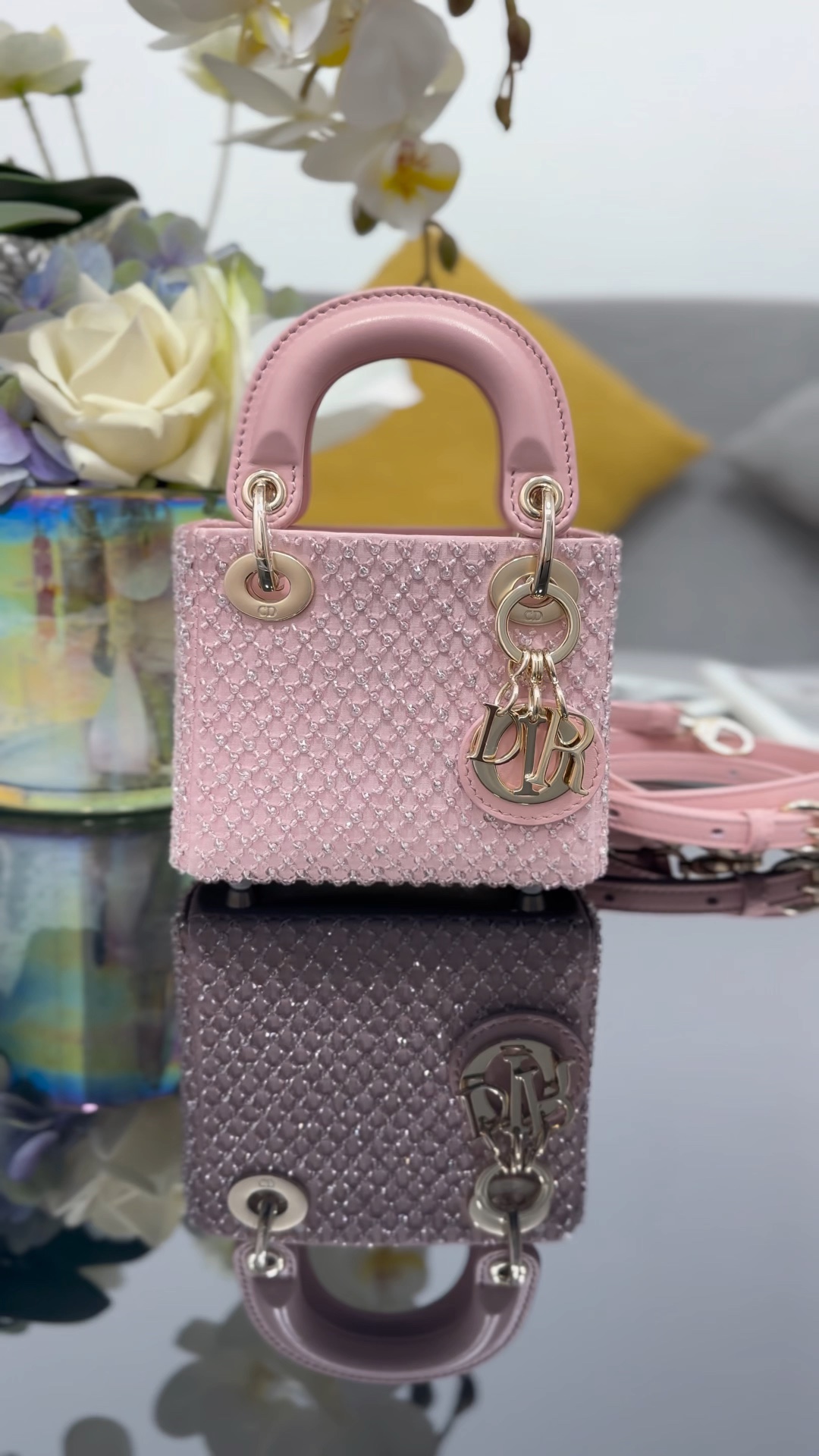 ❤️Nuevo estilo, mini bordado con cuentas rosas, edición limitada