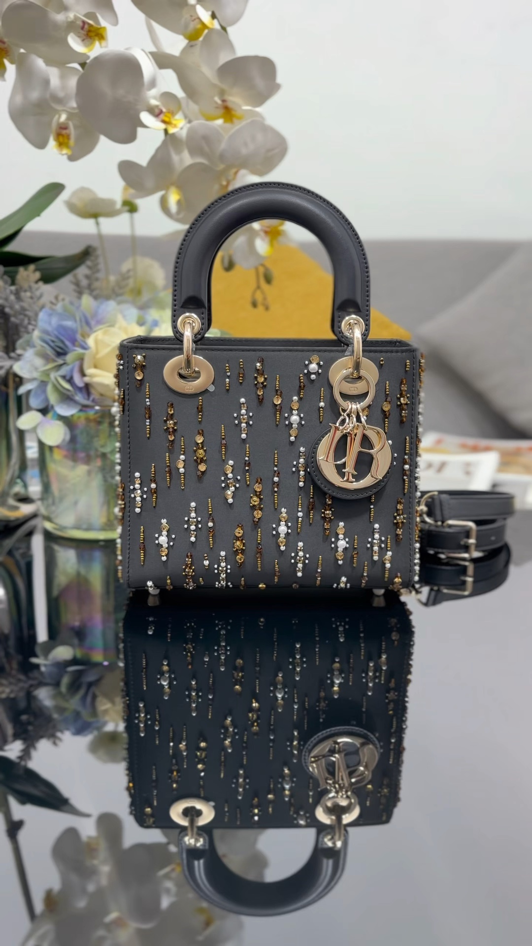 ❤️Nuevo modelo, bordado de cuatro cuadros con cuentas brillantes, venta limitada