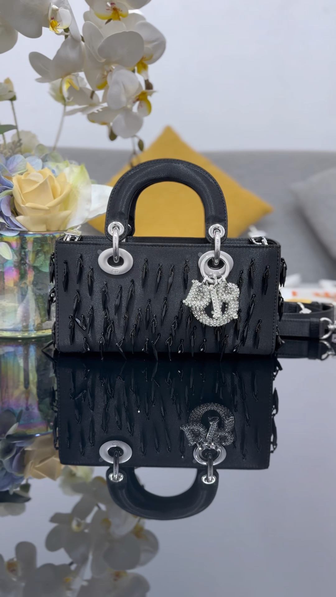 ❤️Nuevo estilo, pequeñas cuentas negras tipo bala bordadas, venta limitada
