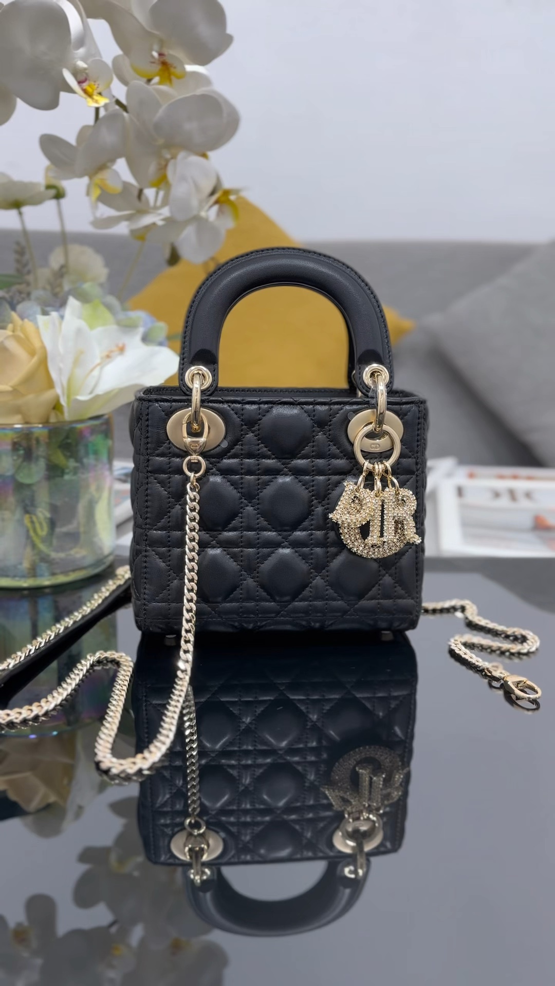 ❤️Nuevo estilo, oveja negra con hebilla de cristal de tres marcos, venta limitada