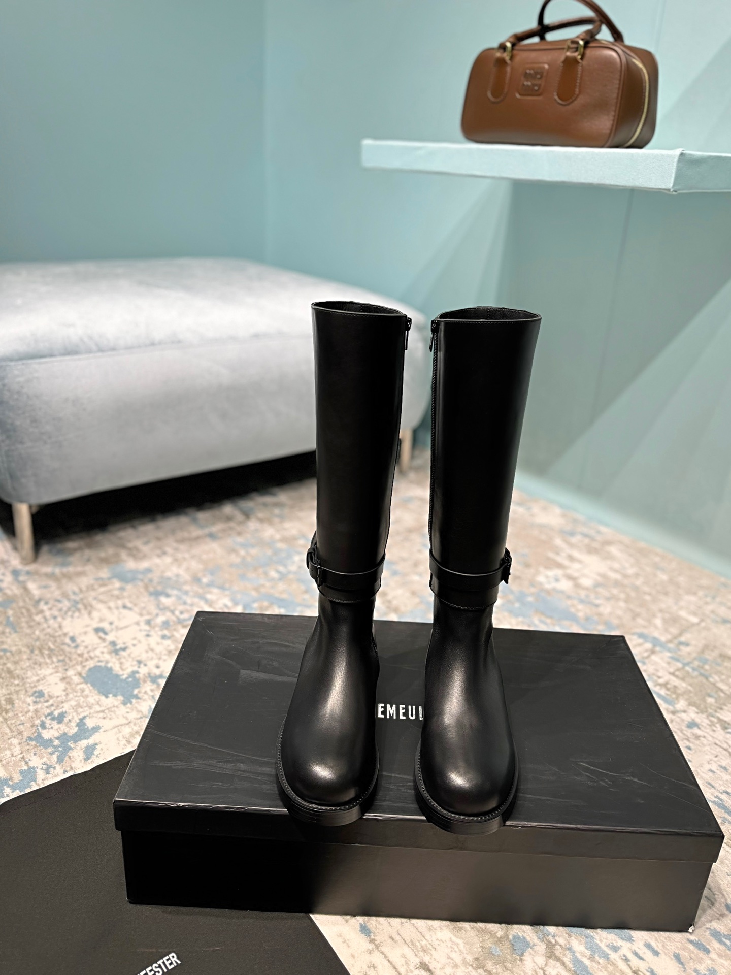 24FW Ann Complete New Style: Cattle Skin Shoes with Graceful Design - 图片 4