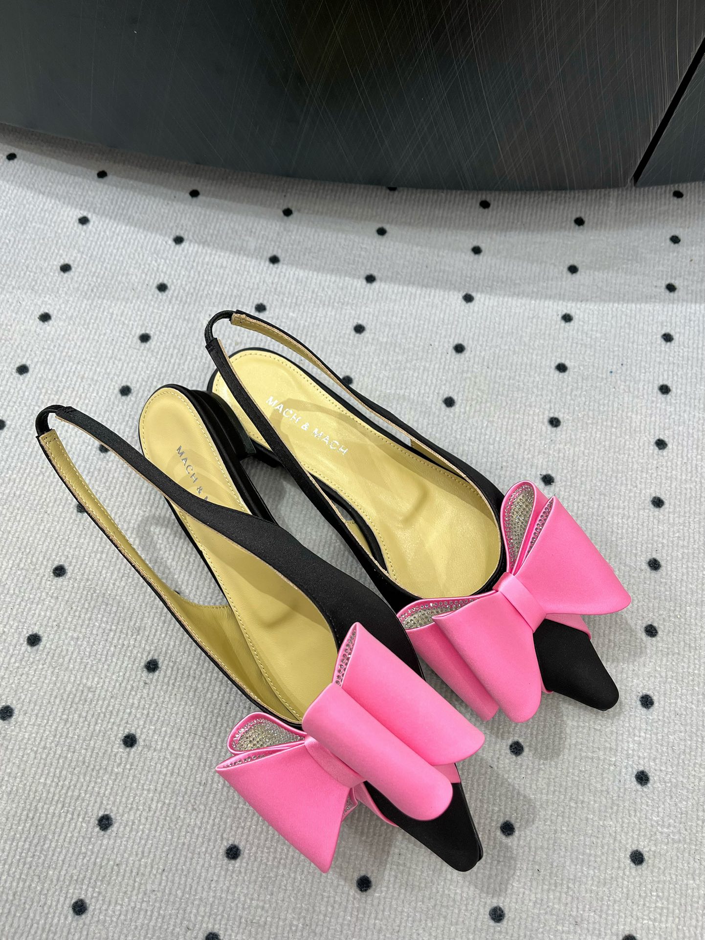 MACH & MACH Women's Slingback Pointed-Toe Flats with Bow Accent 4 i1733295998 1122 2