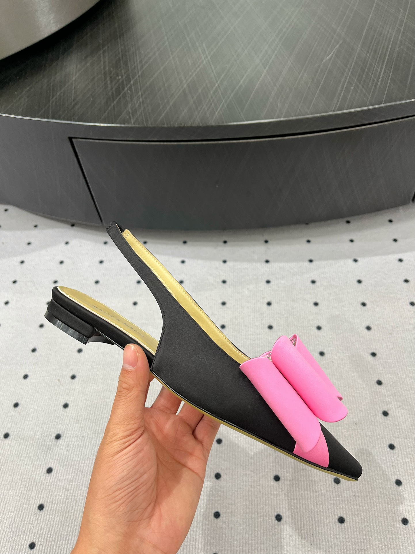 MACH & MACH Women's Slingback Pointed-Toe Flats with Bow Accent 9 i1733295999 2998 6