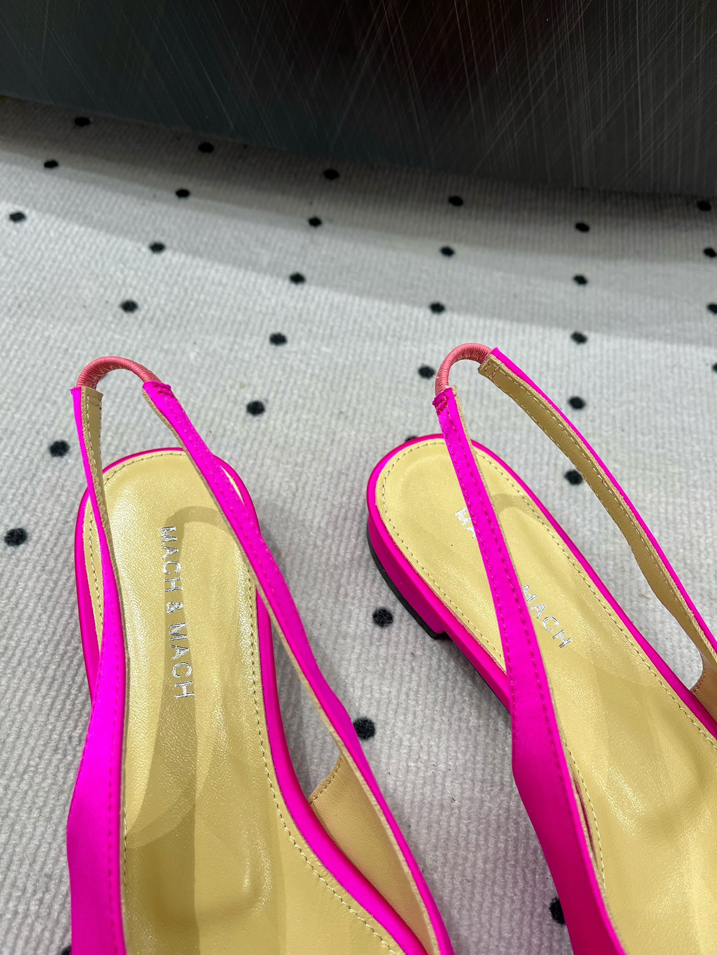 MACH & MACH Women's Pink Silk Slingback Heels with Bow Detail 7 i1733296059 8291 6