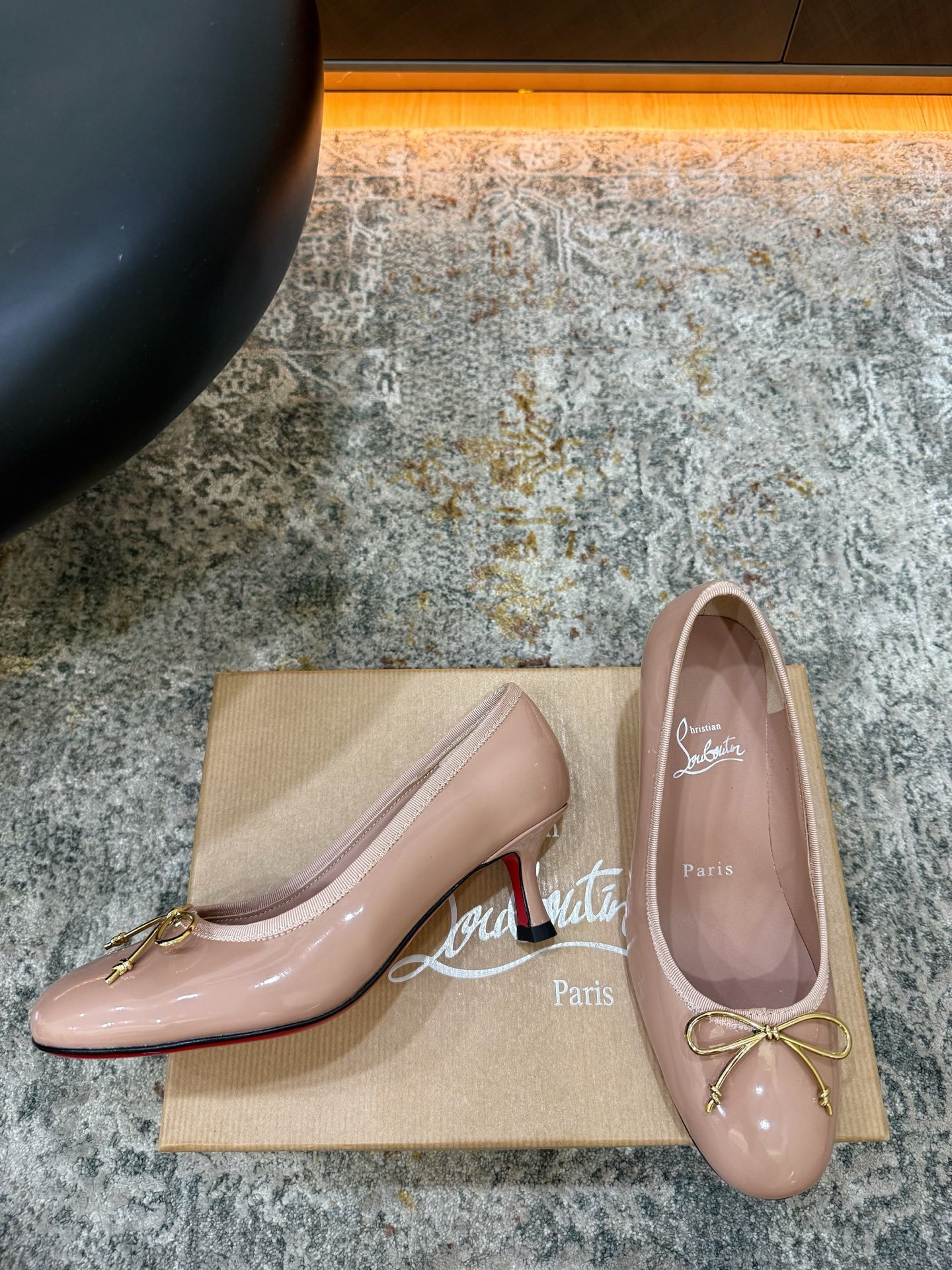 Christian Louboutin Pink Bow Pumps