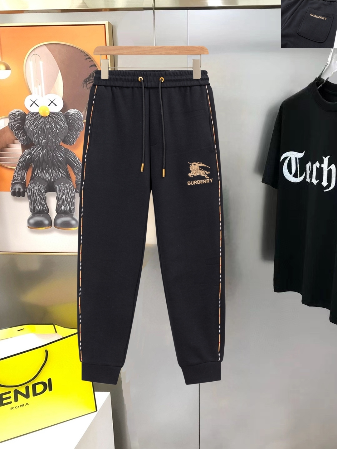 P155 BBR Nuevos pantalones casuales y pantalones de chándal originales para hombre de Burberry, personalización de alta…